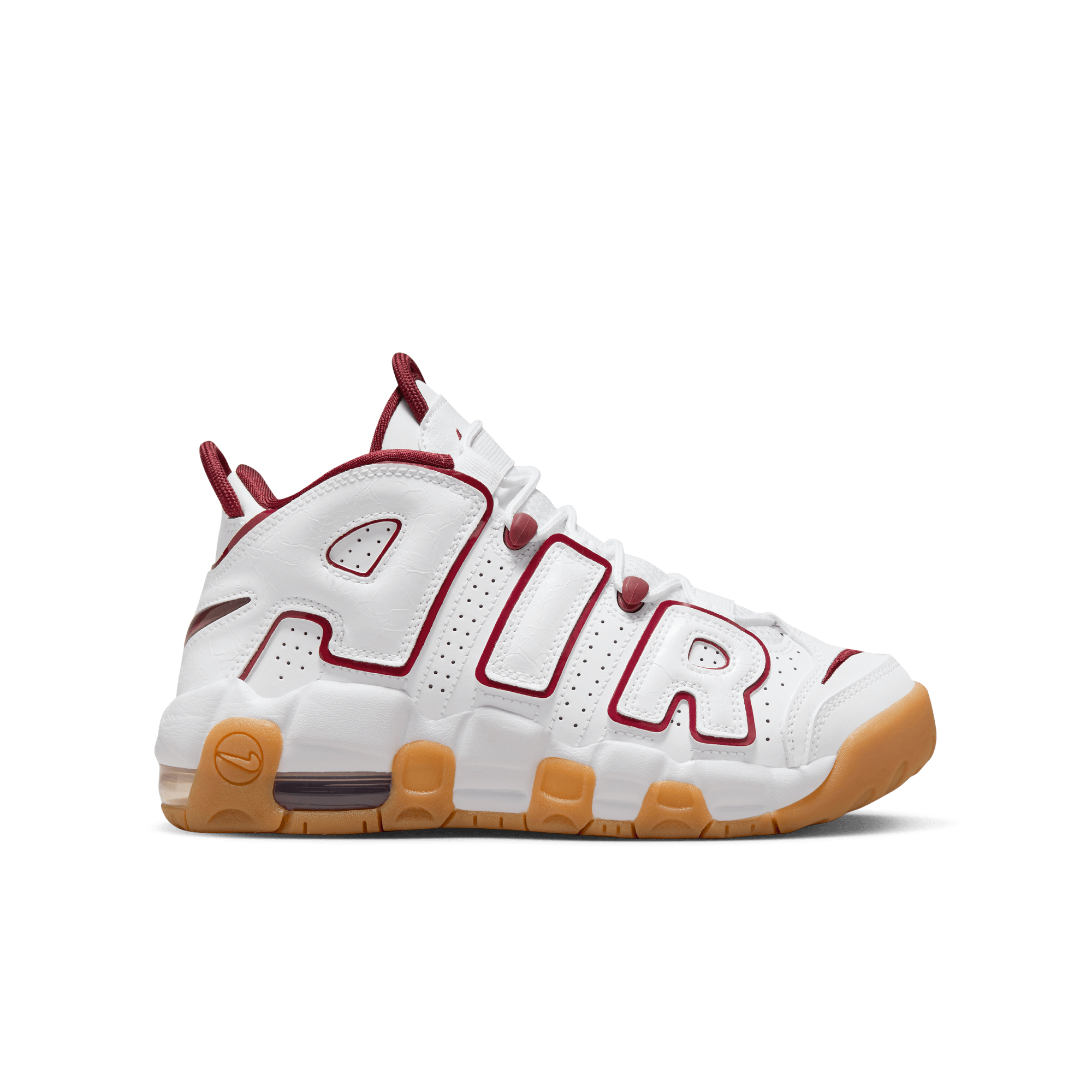 Big Kids' Nike Air More Uptempo “Team Red/Gum”
