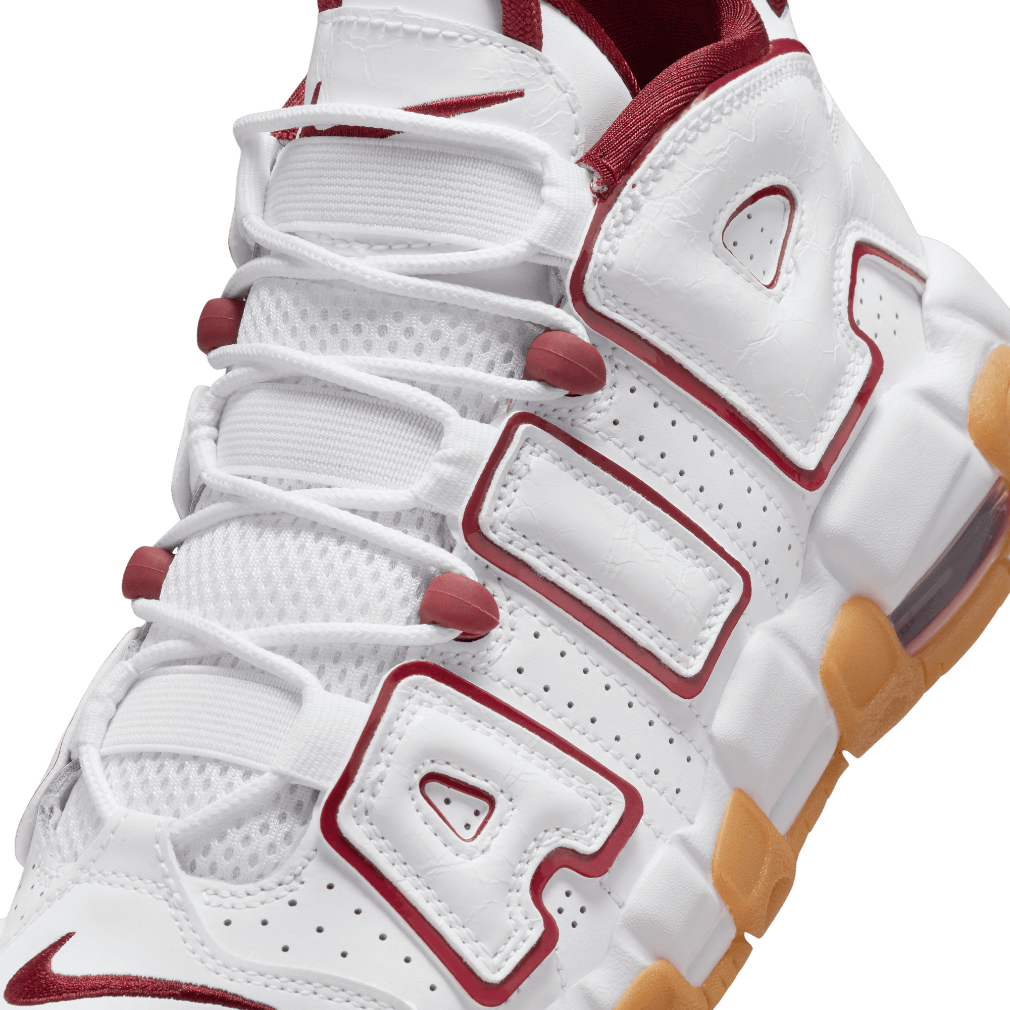Big Kids' Nike Air More Uptempo “Team Red/Gum”