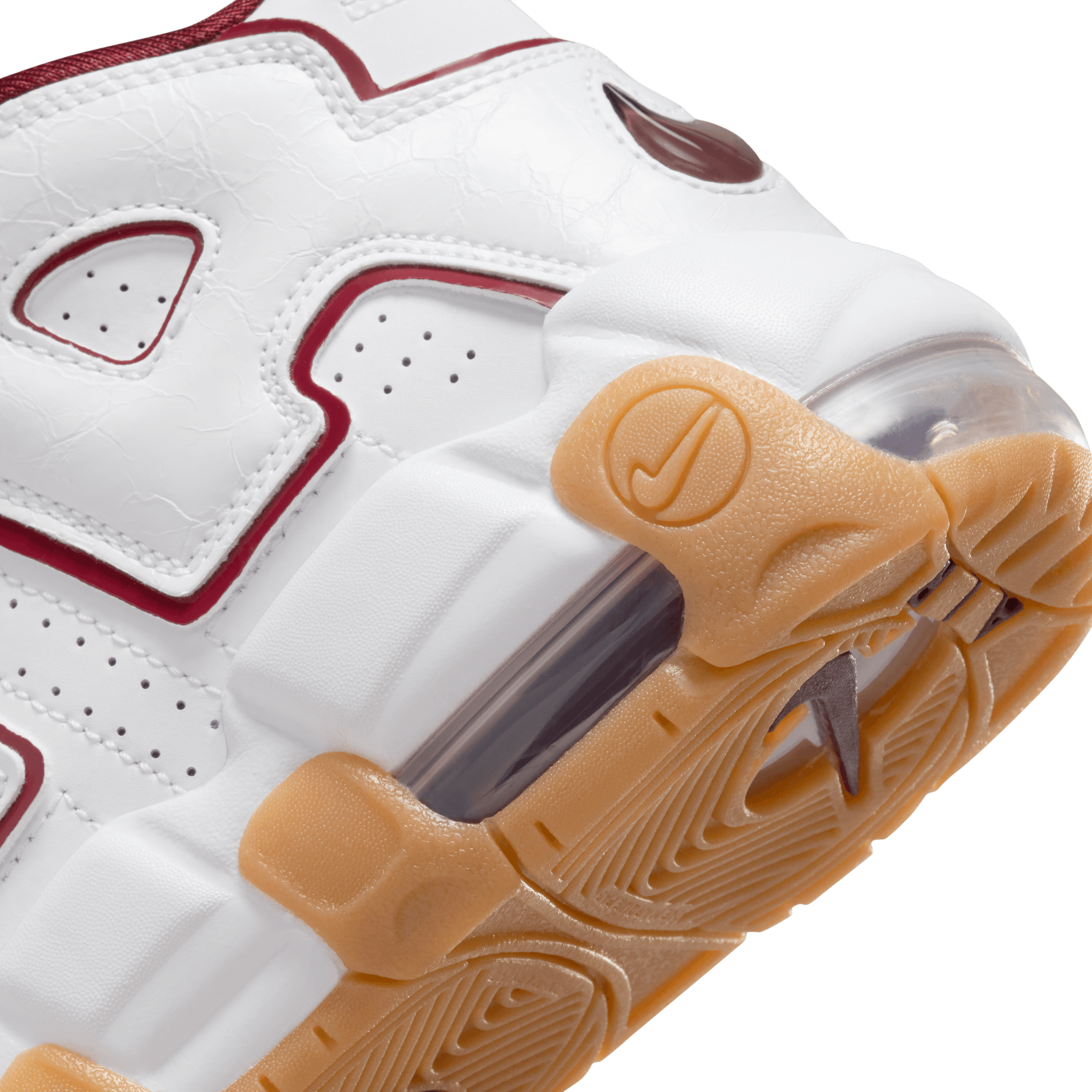 Big Kids' Nike Air More Uptempo “Team Red/Gum”