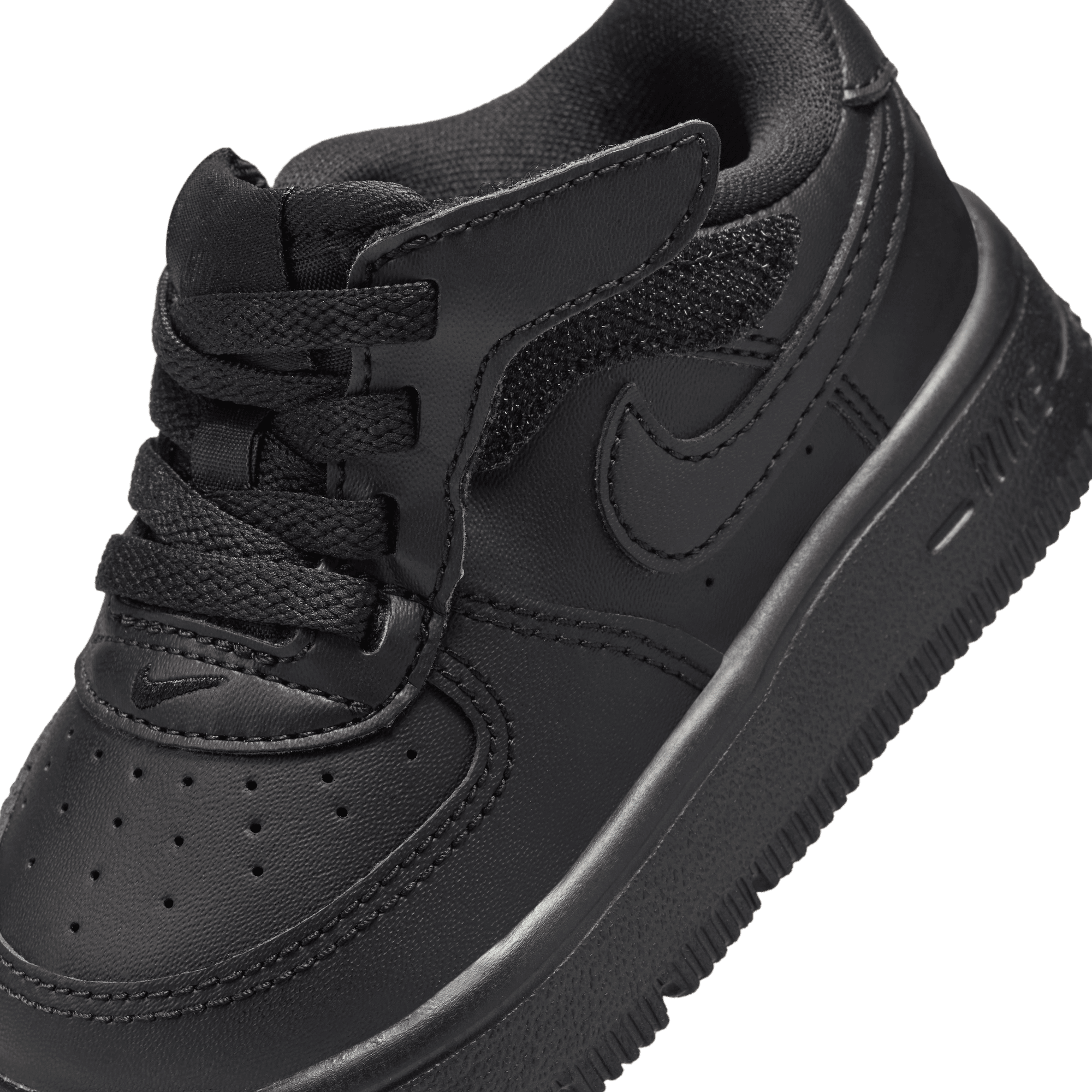 Baby/Toddler Nike Force 1 Low EasyOn "Triple Black"