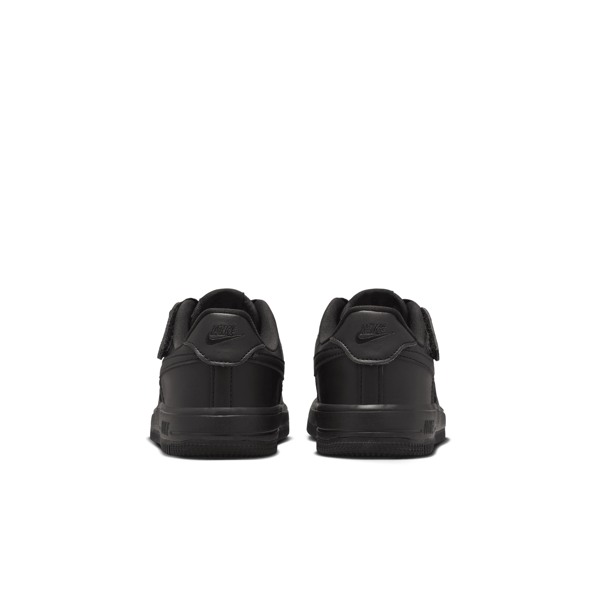 Little Kids' Nike Force 1 Low EasyOn "Triple Black"