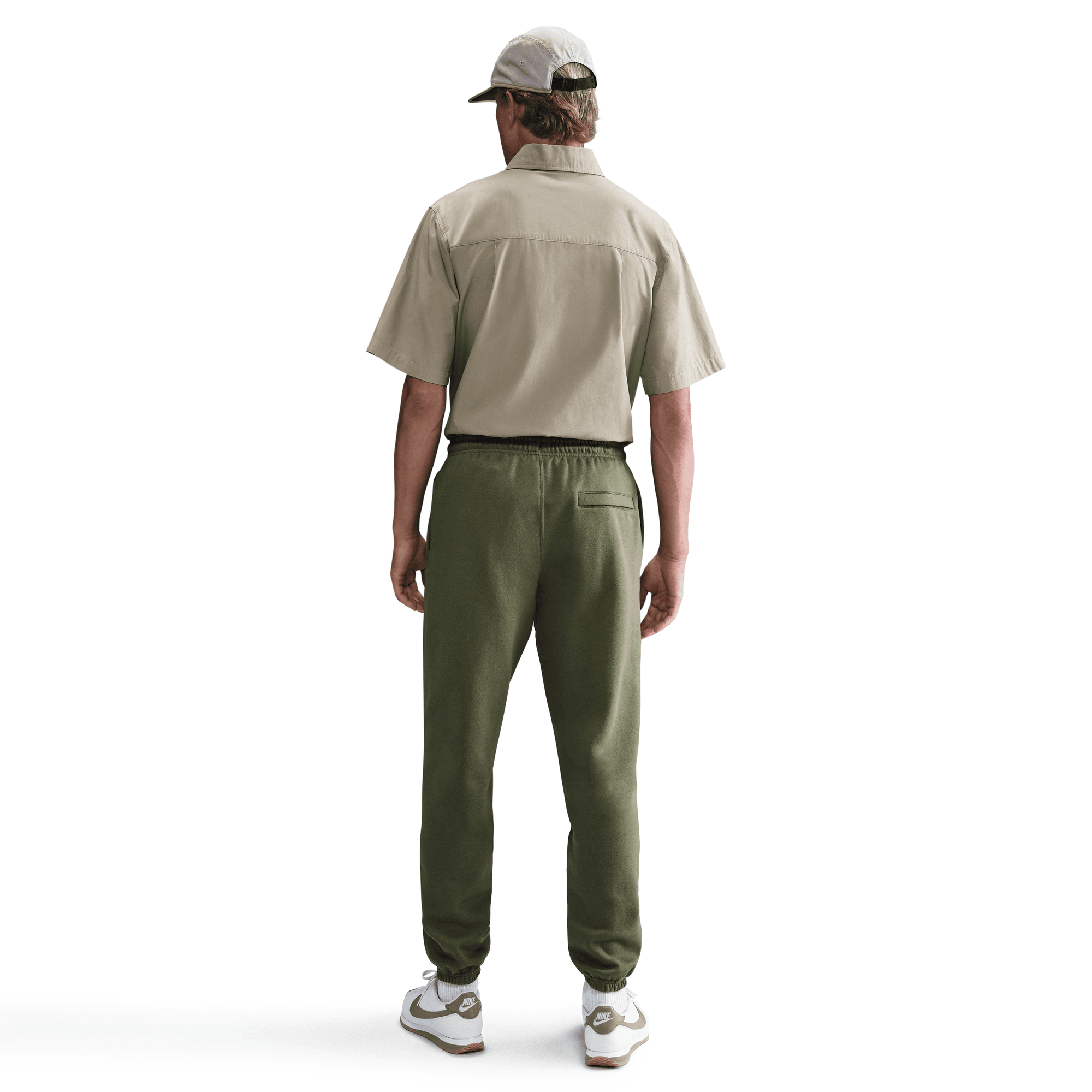 Men's Nike Club Cuffed Brushed Fleece Pants