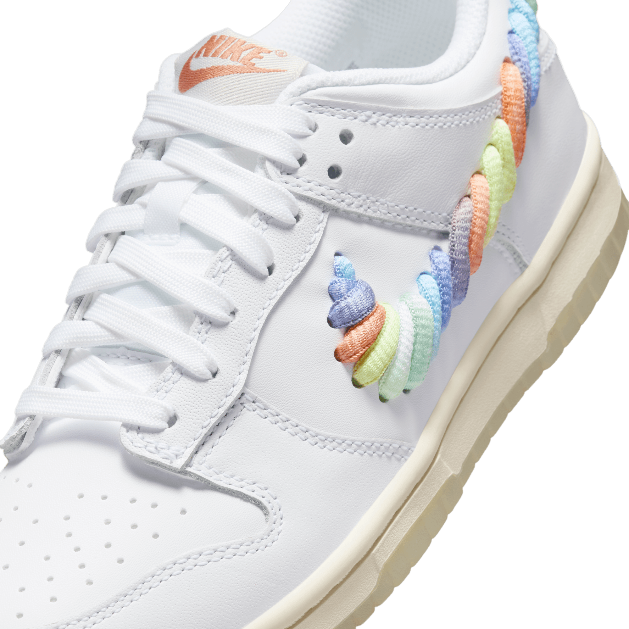 Big Kids' Nike Dunk Low SE "Rainbow Swoosh"