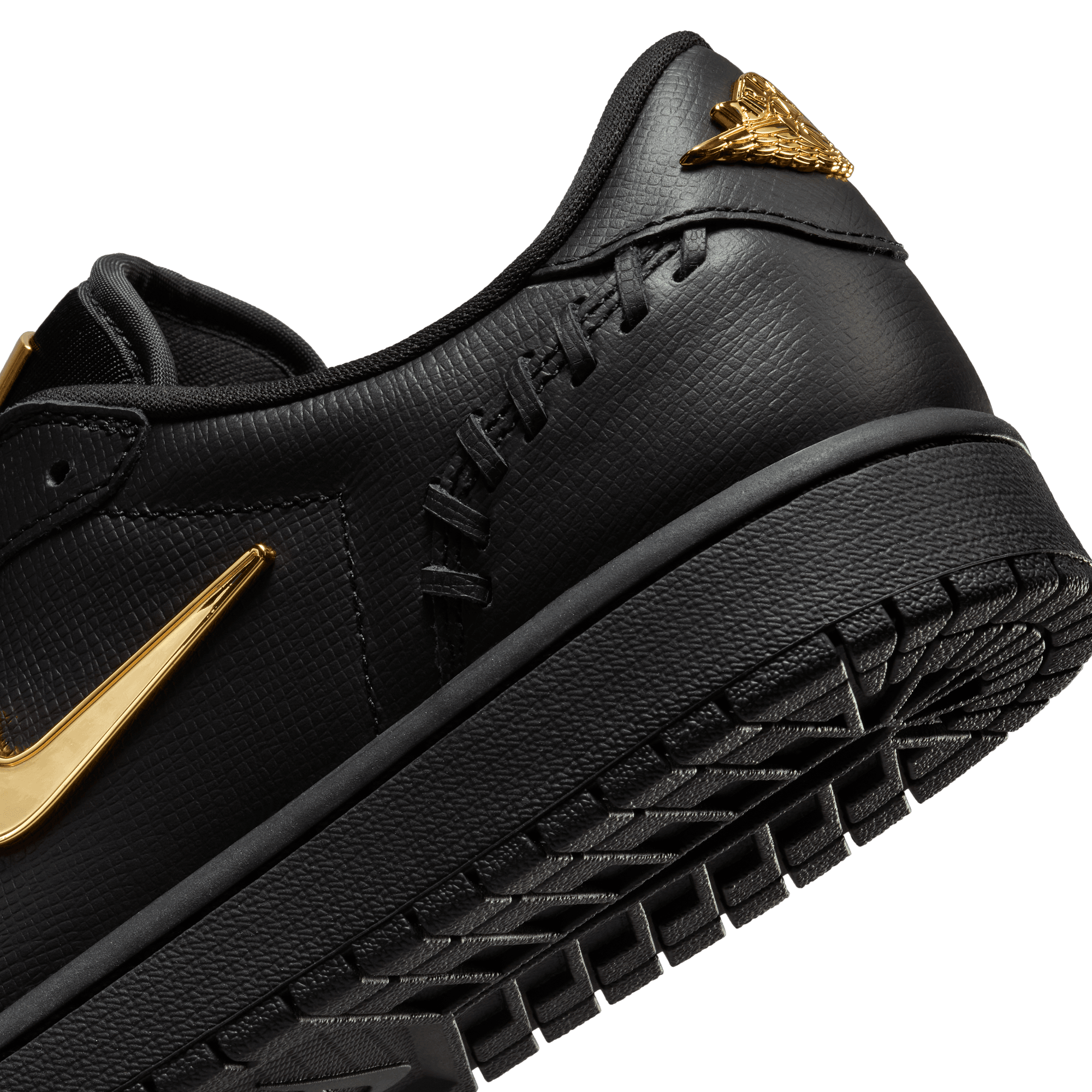 Women's Air Jordan 1 Low Method of Make "Black Metallic Gold"