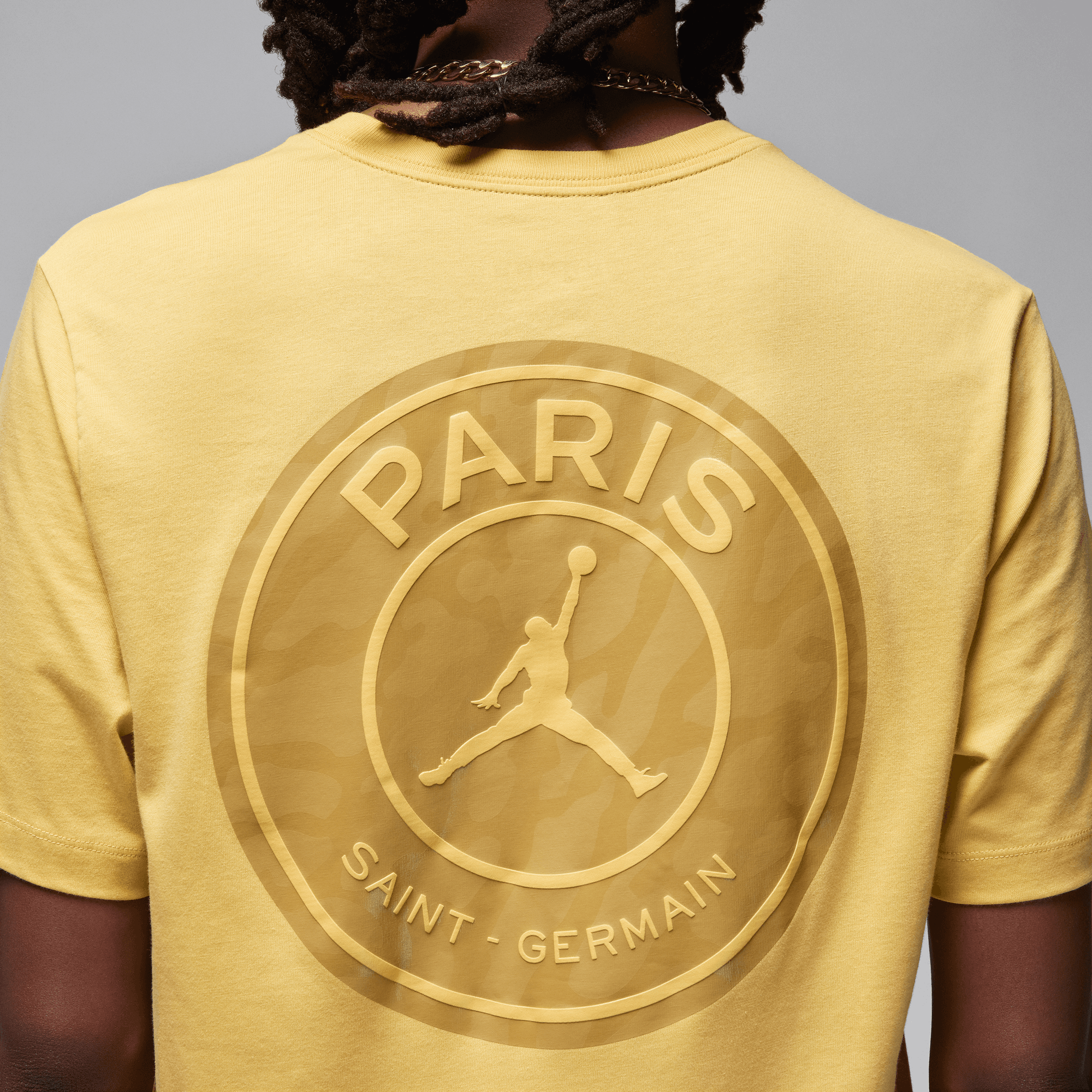 Men's M J Paris Saint-Germain Jordan Soccer Logo T-Shirt