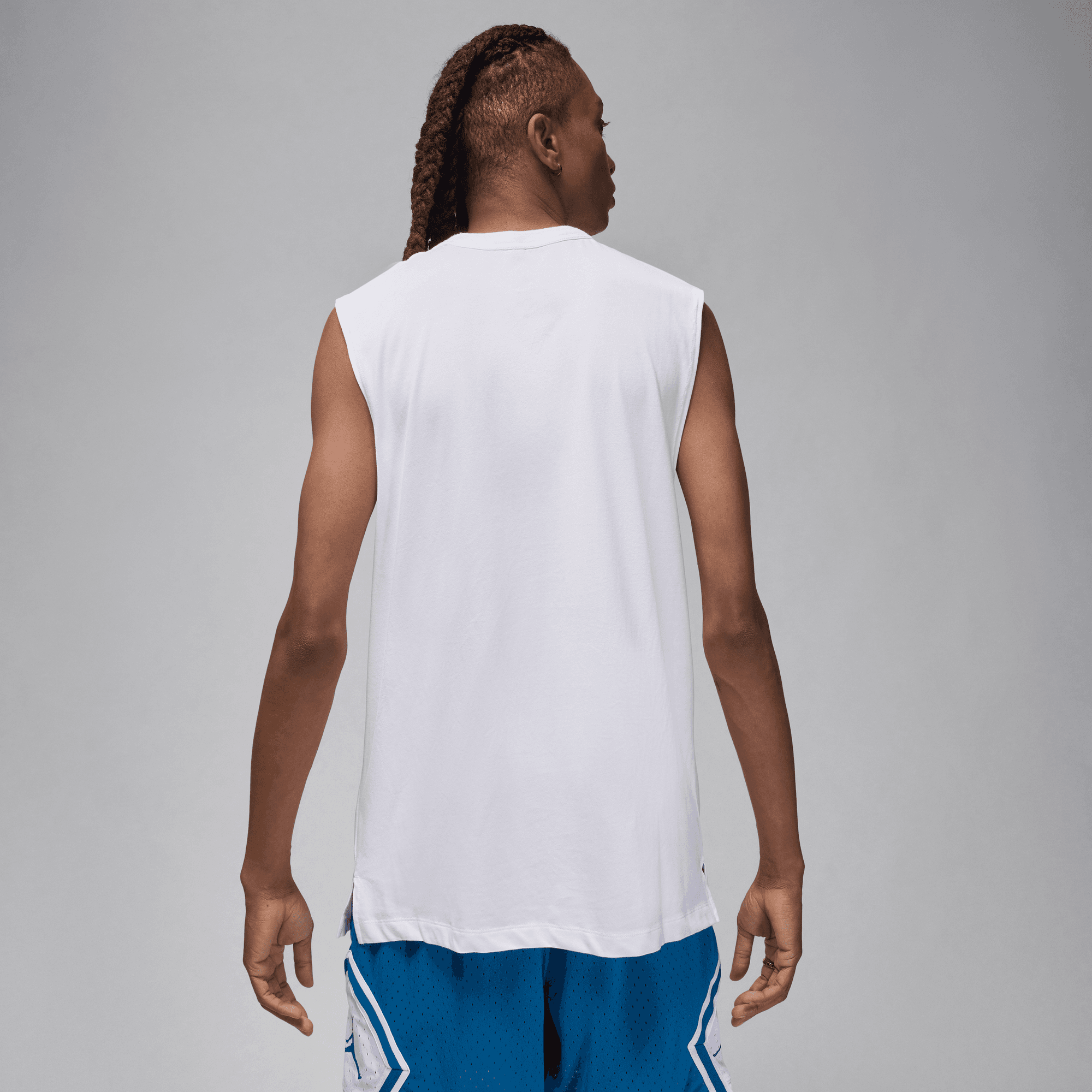 Men's Jordan Sport Dri-FIT Sleeveless Top "White/Black"