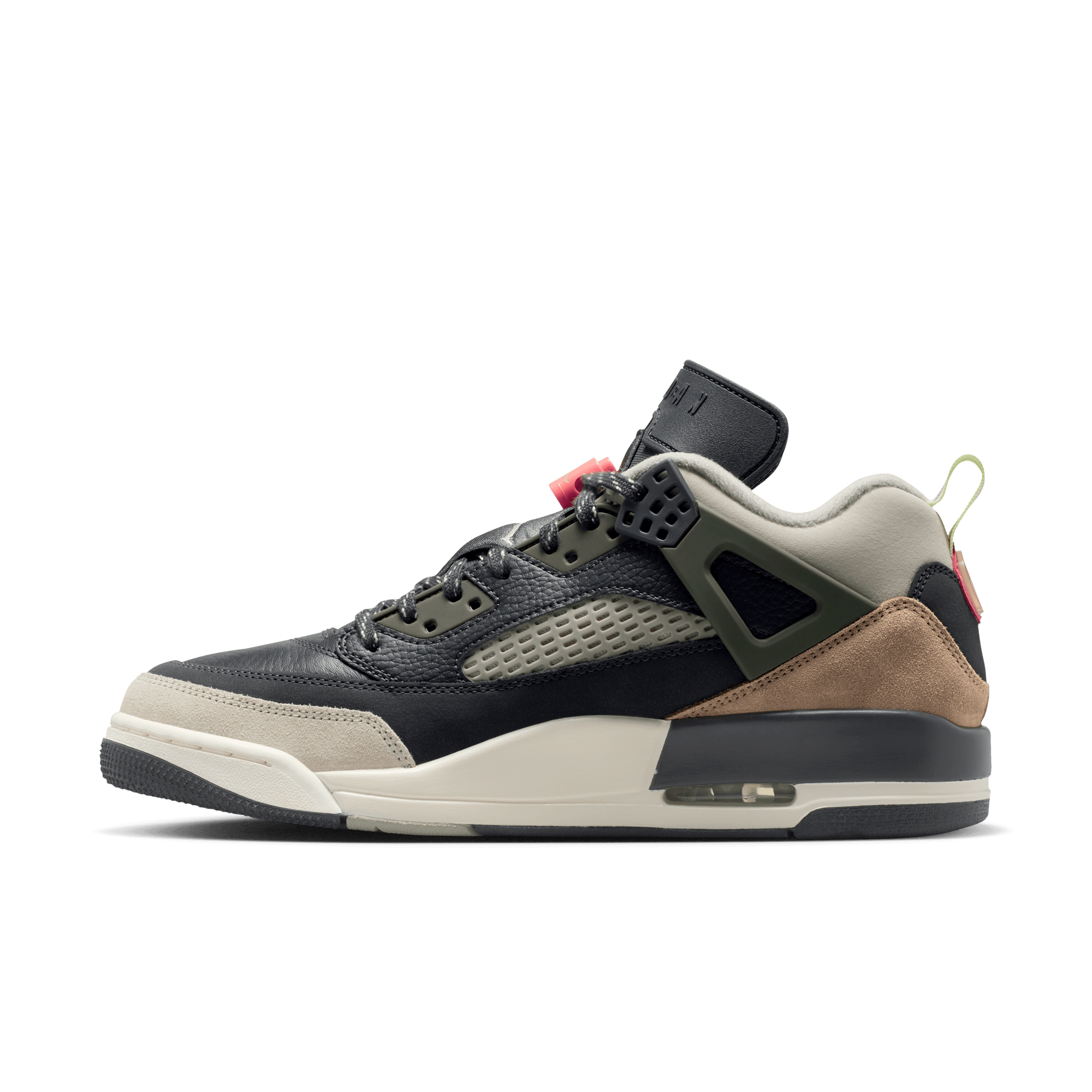 Men's Jordan Spizike Low "Anthracite Mango Cargo Khaki"