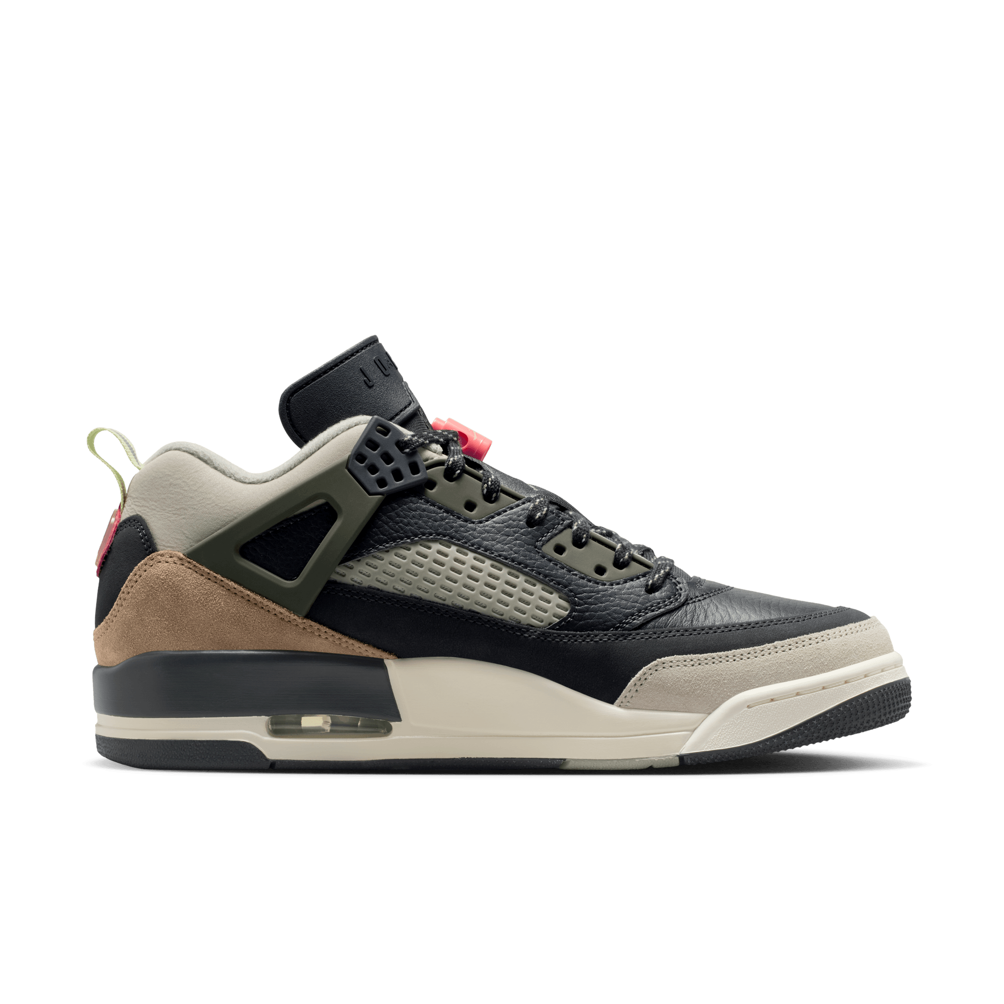 Men's Jordan Spizike Low "Anthracite Mango Cargo Khaki"