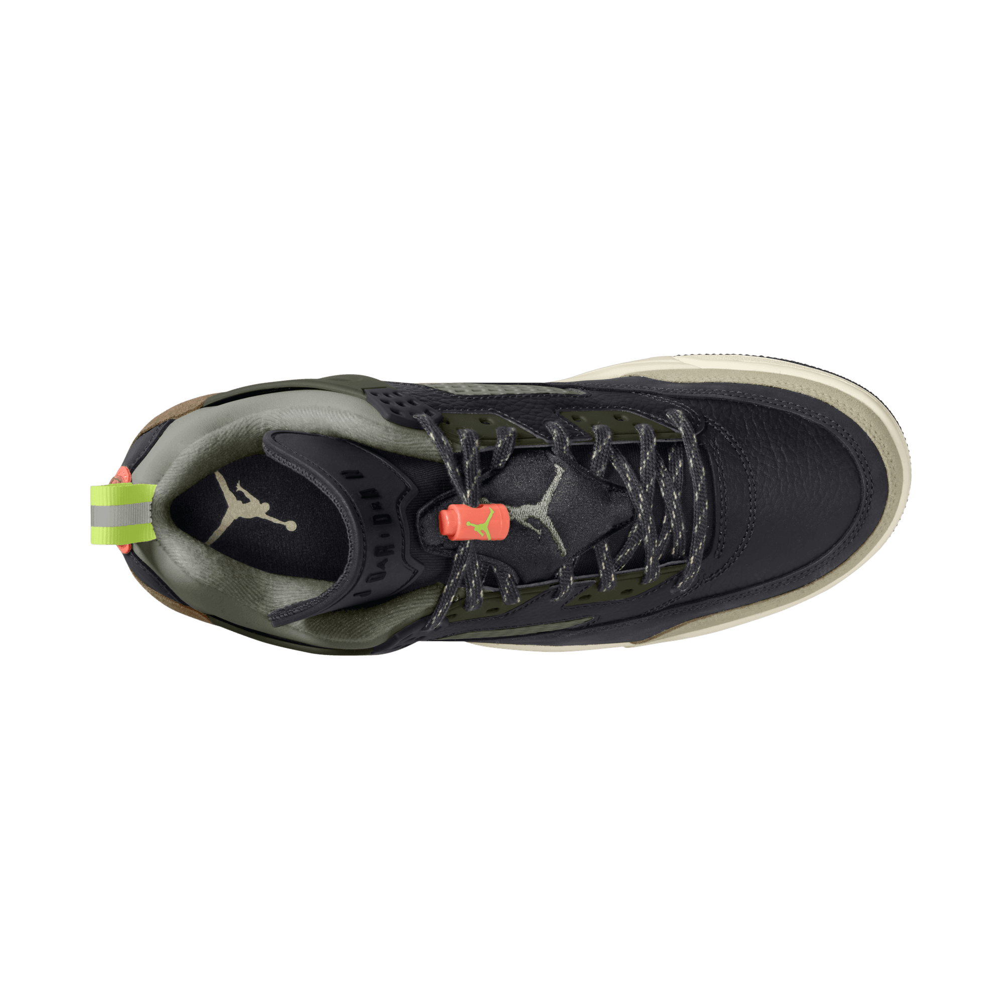 Men's Jordan Spizike Low "Anthracite Mango Cargo Khaki"