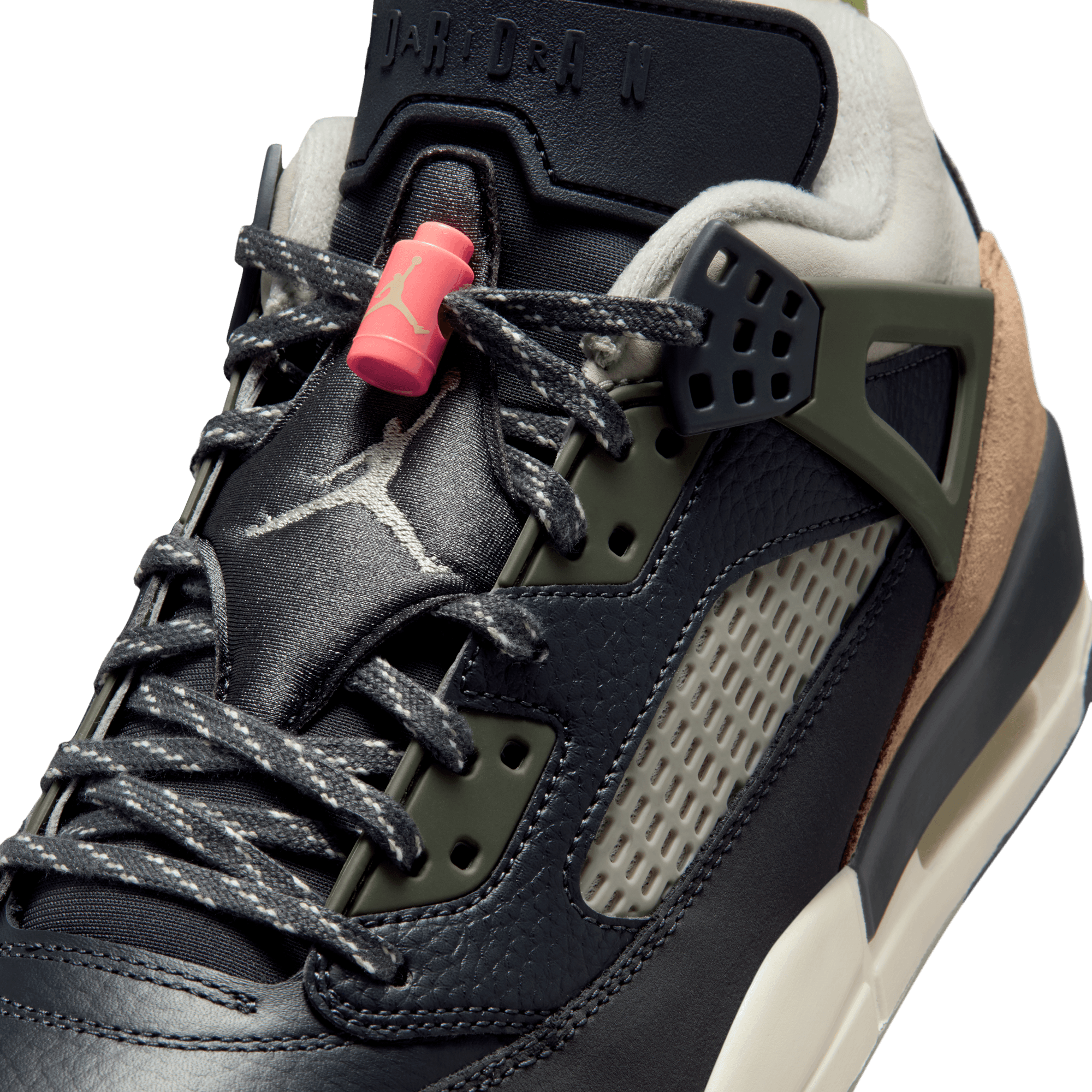 Men's Jordan Spizike Low "Anthracite Mango Cargo Khaki"