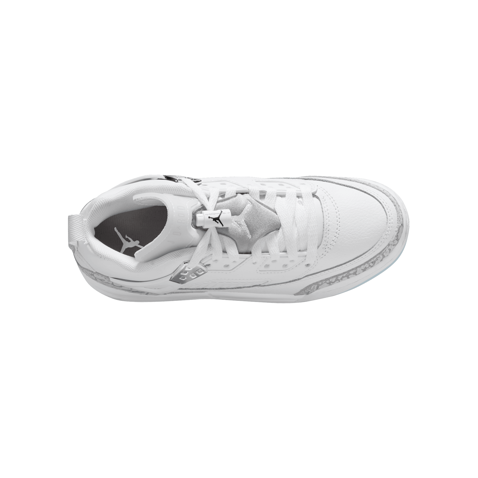 Big Kids' Jordan Spizike Low "White & Barely Blue"