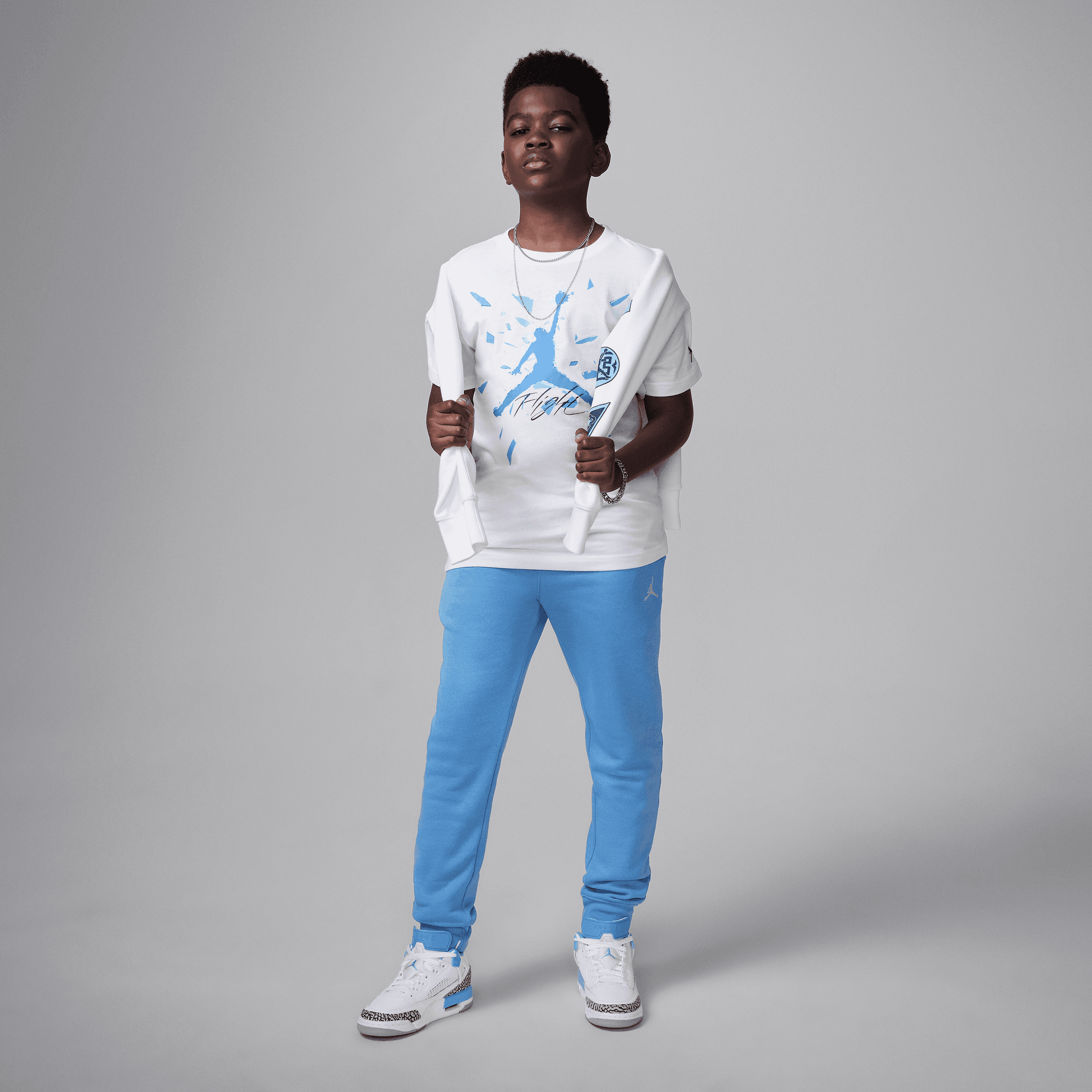 Big Kids' Jordan Spizike Low "UNC"