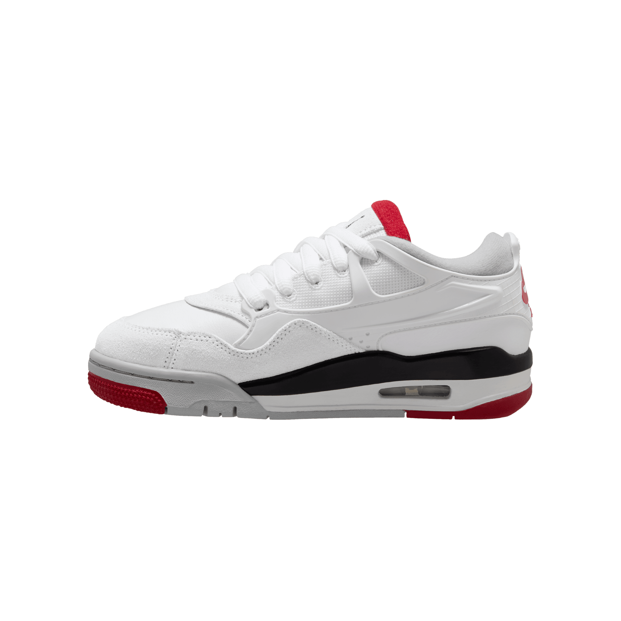 Big Kids' Air Jordan 4RM "White Fire Red"