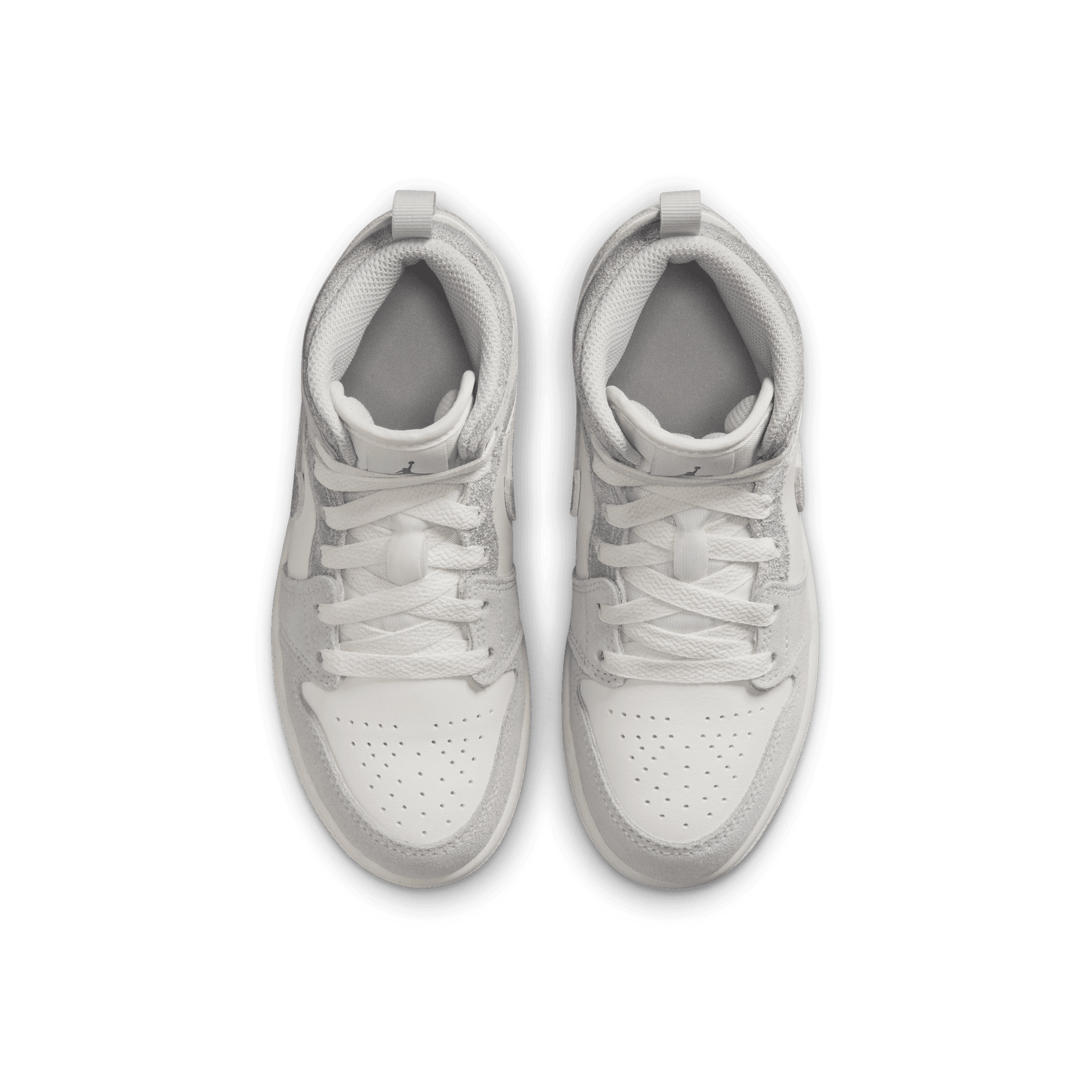 Little Kids' Jordan 1 Mid SE "Smoke Grey-Sail"