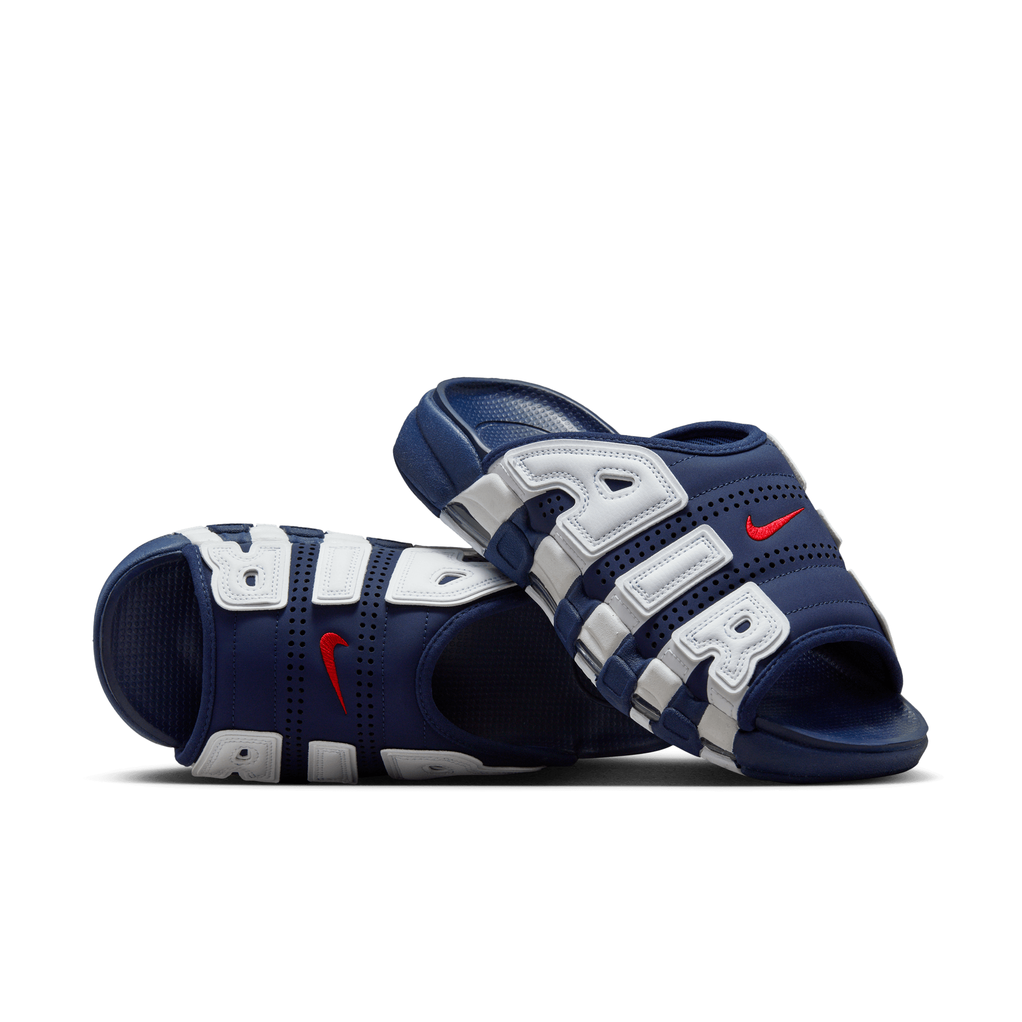 Men's Nike Air More Uptempo Slide NA "Olympic/Midnight Navy"