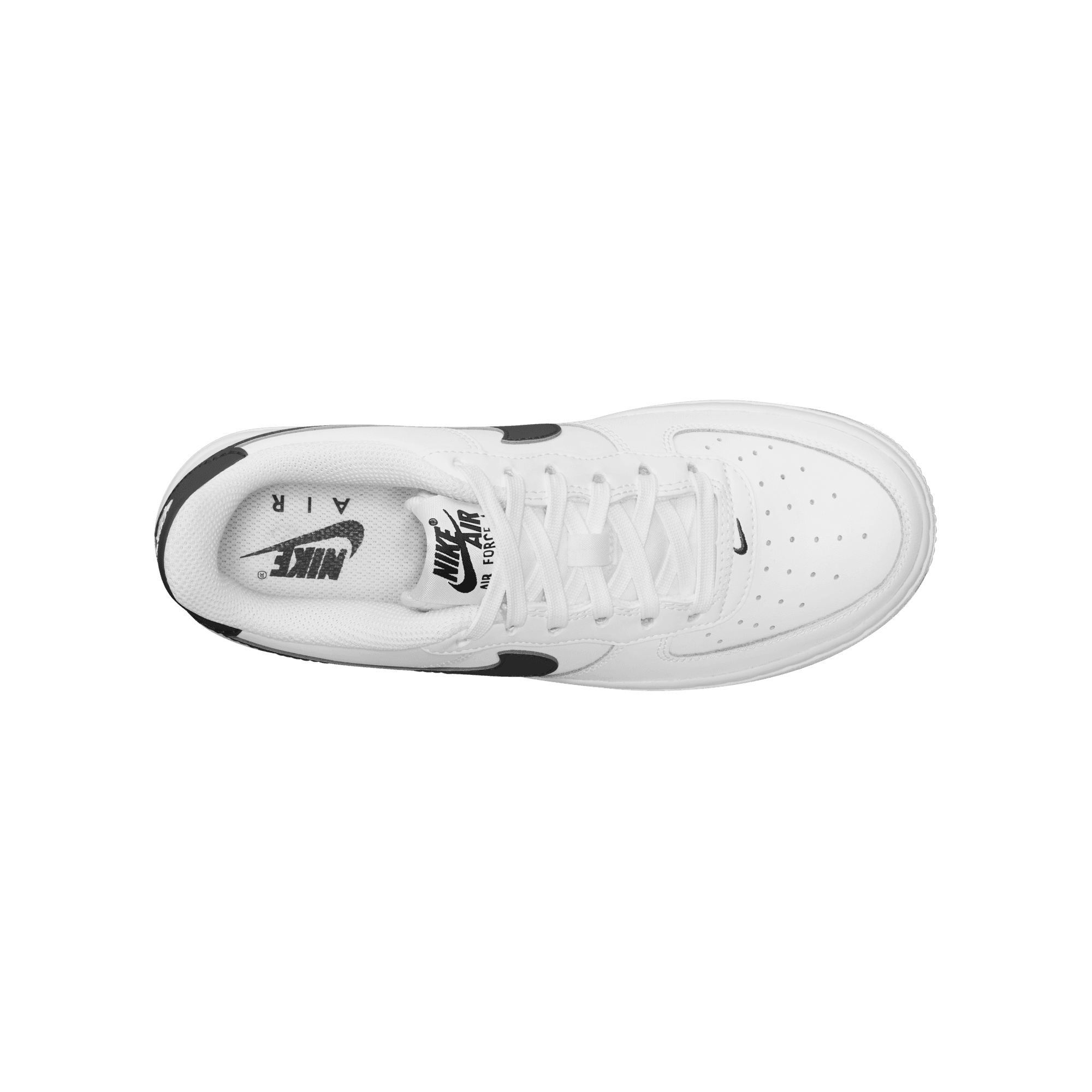 Big Kids' Nike Air Force 1 "White Black"