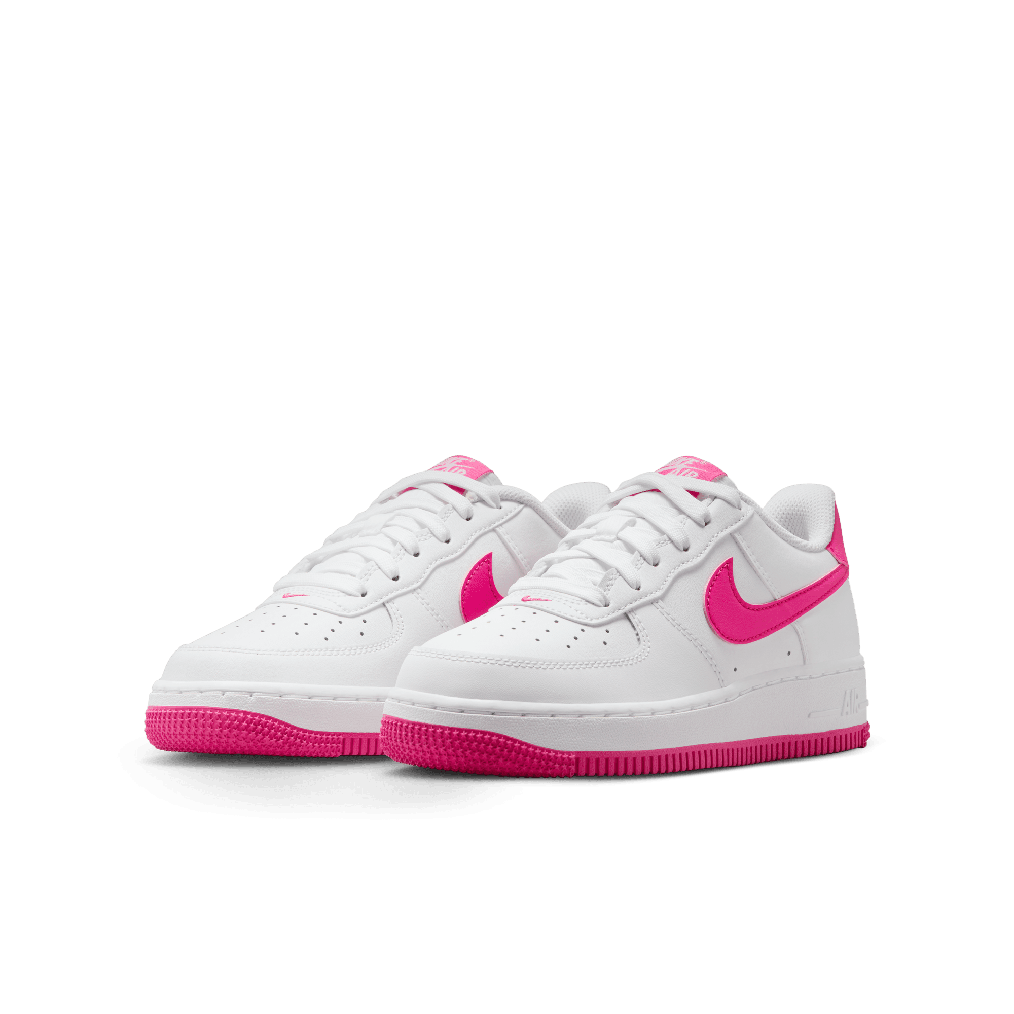 Big Kids' Nike Air Force 1 "White Laser Fuchsia"