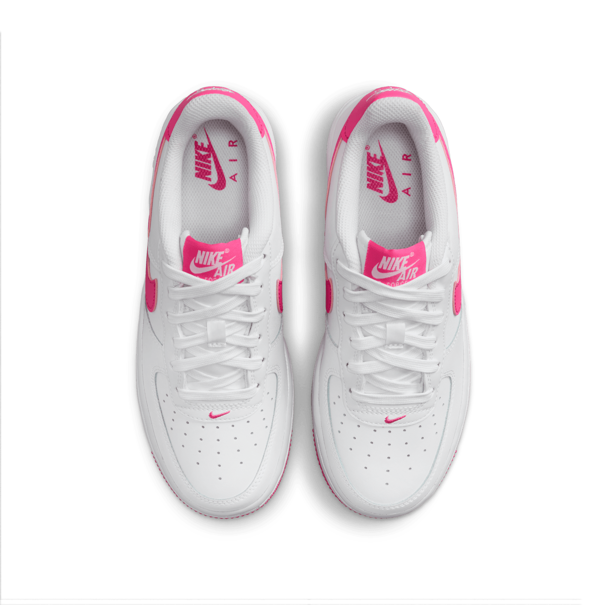 Big Kids' Nike Air Force 1 "White Laser Fuchsia"