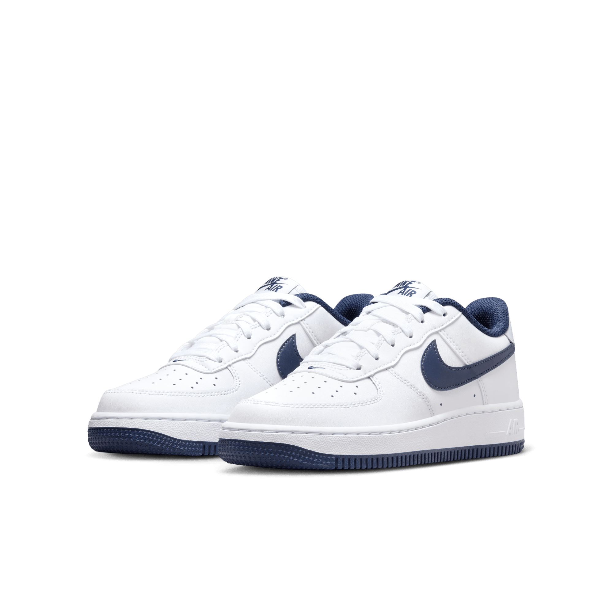 Little/Big Kids' Nike Air Force 1 LV8 "White Midnight Navy"