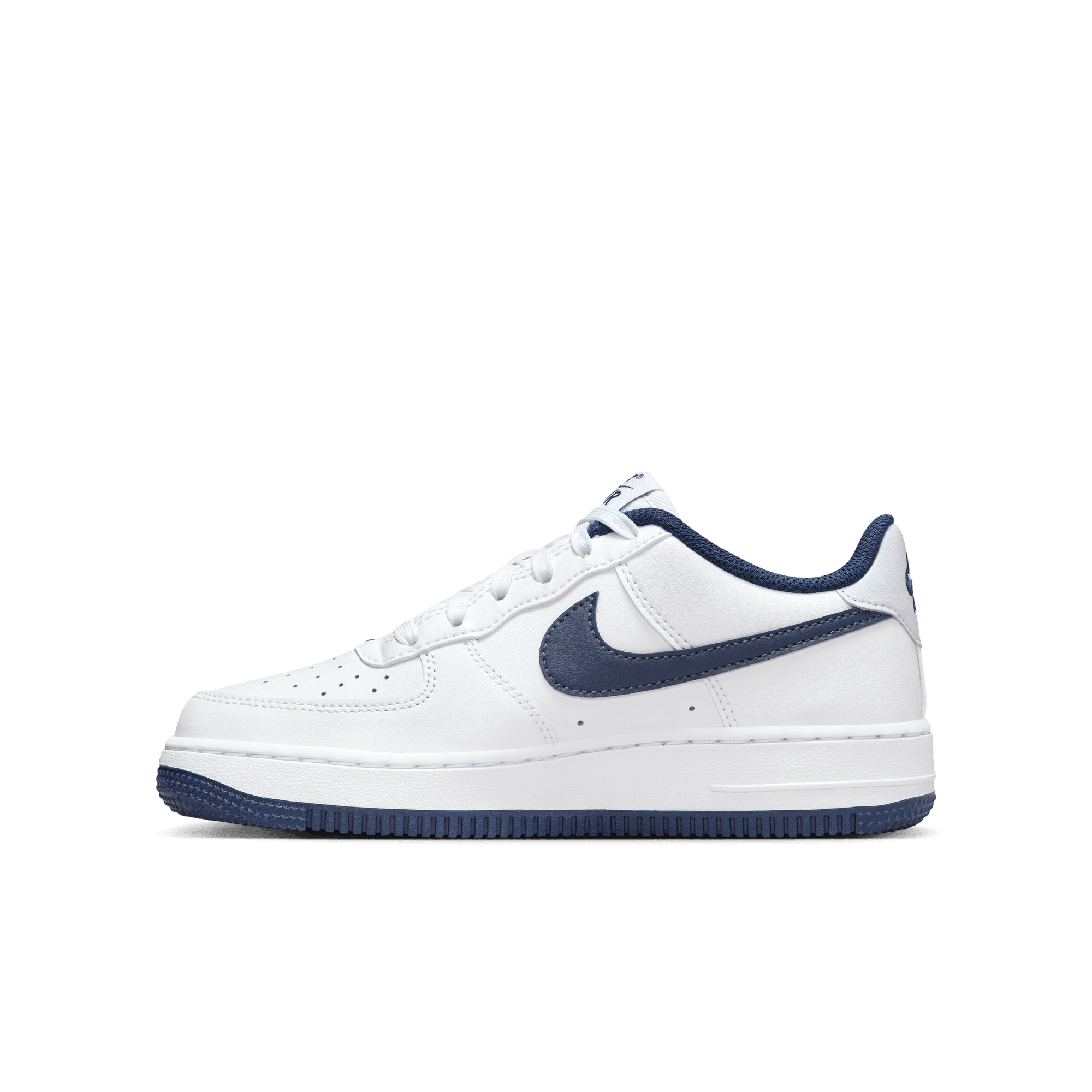 Little/Big Kids' Nike Air Force 1 LV8 "White Midnight Navy"