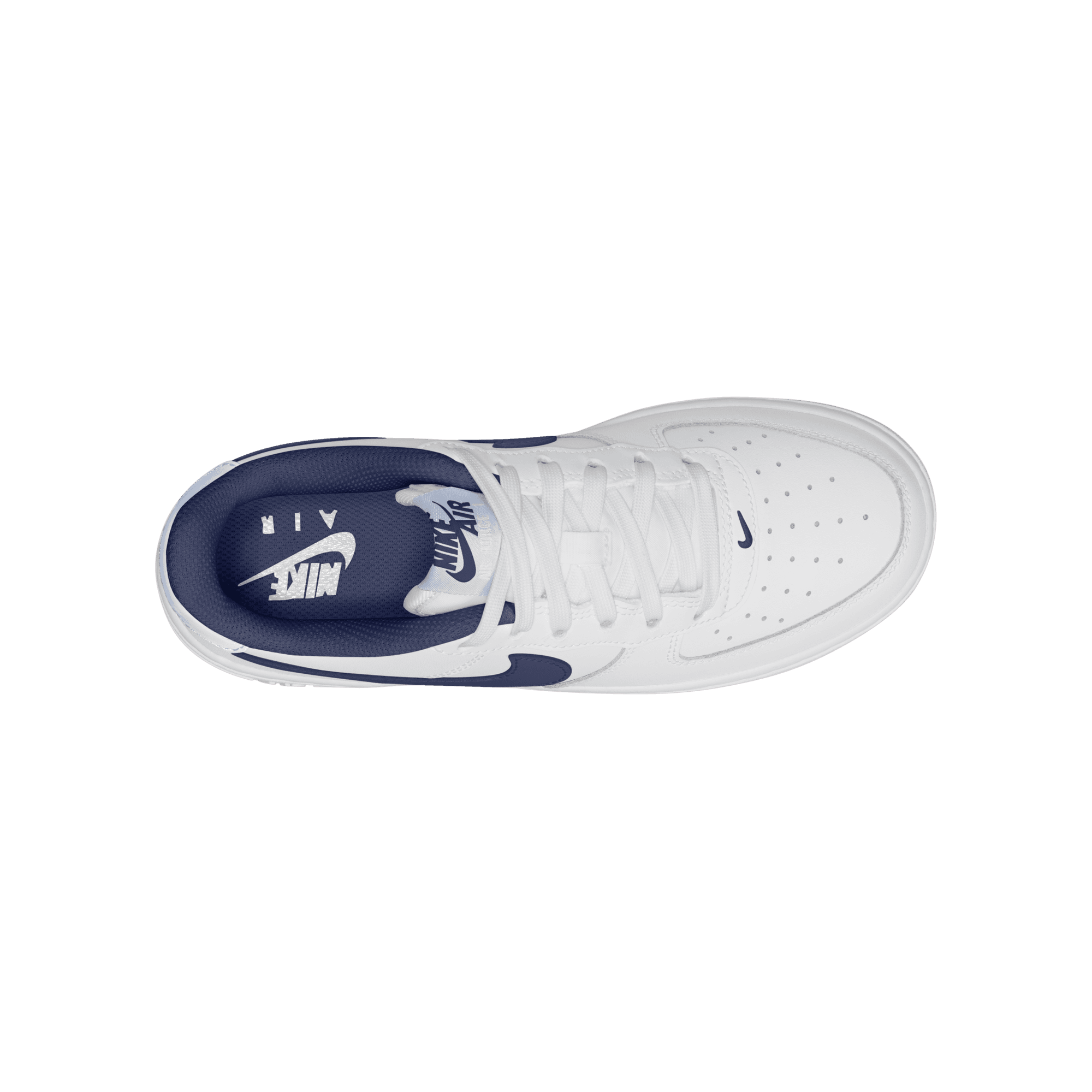 Little/Big Kids' Nike Air Force 1 LV8 "White Midnight Navy"