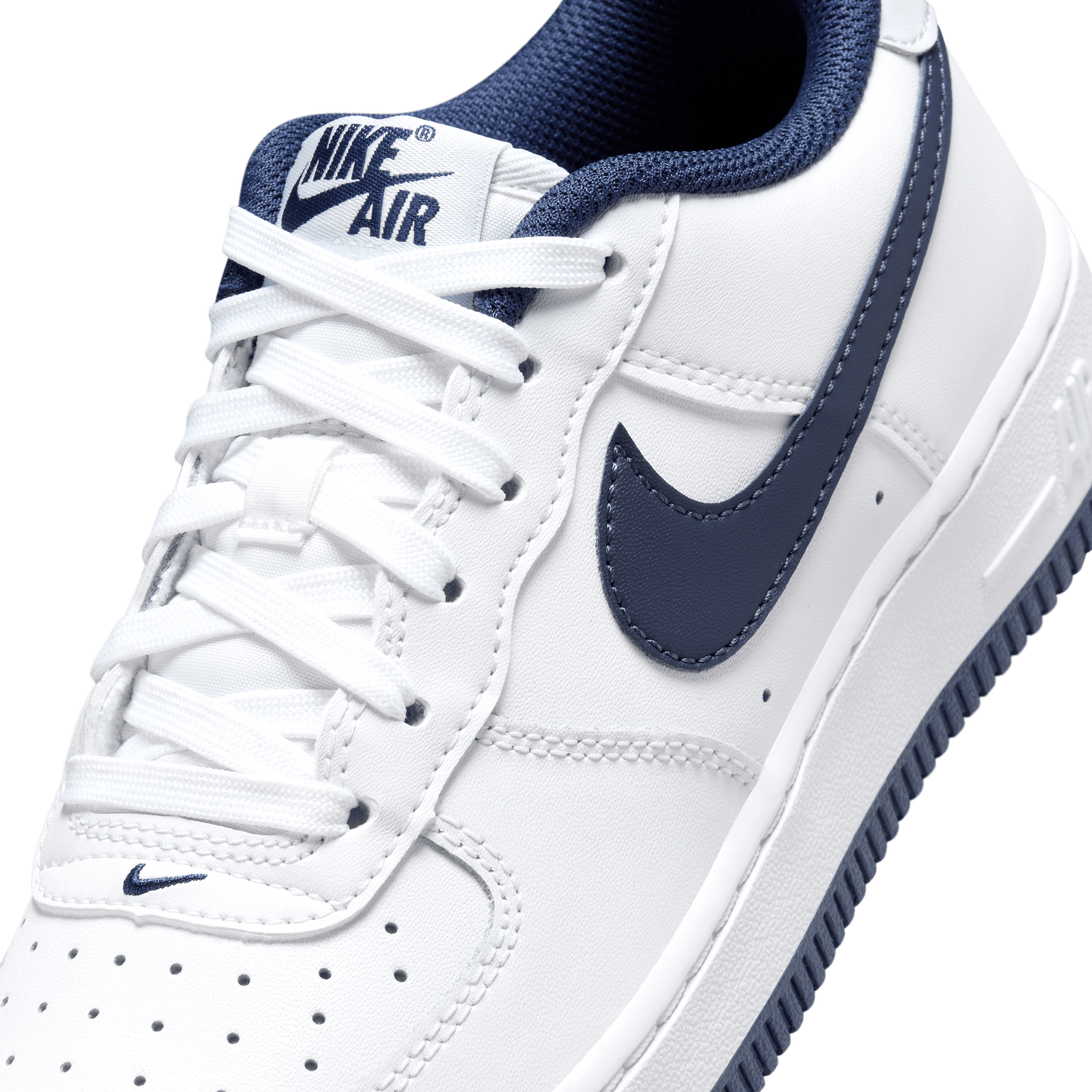 Little/Big Kids' Nike Air Force 1 LV8 "White Midnight Navy"
