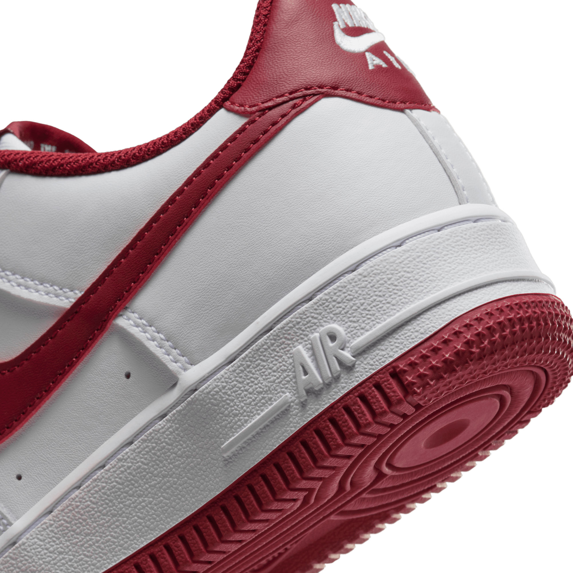 Big Kids' Nike Air Force 1 "White Team Red"