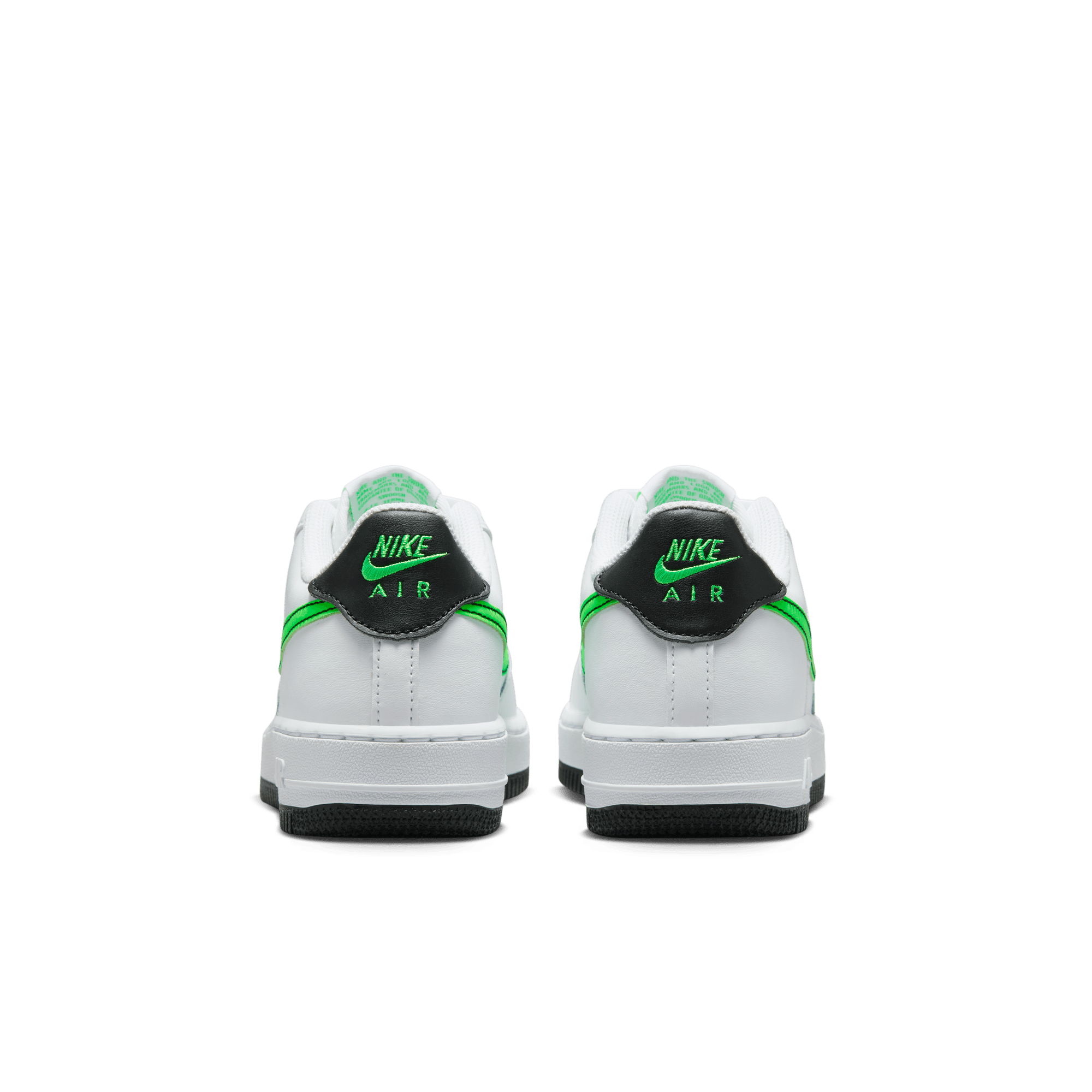 Big Kids' Nike Air Force 1 "White Green Strike"