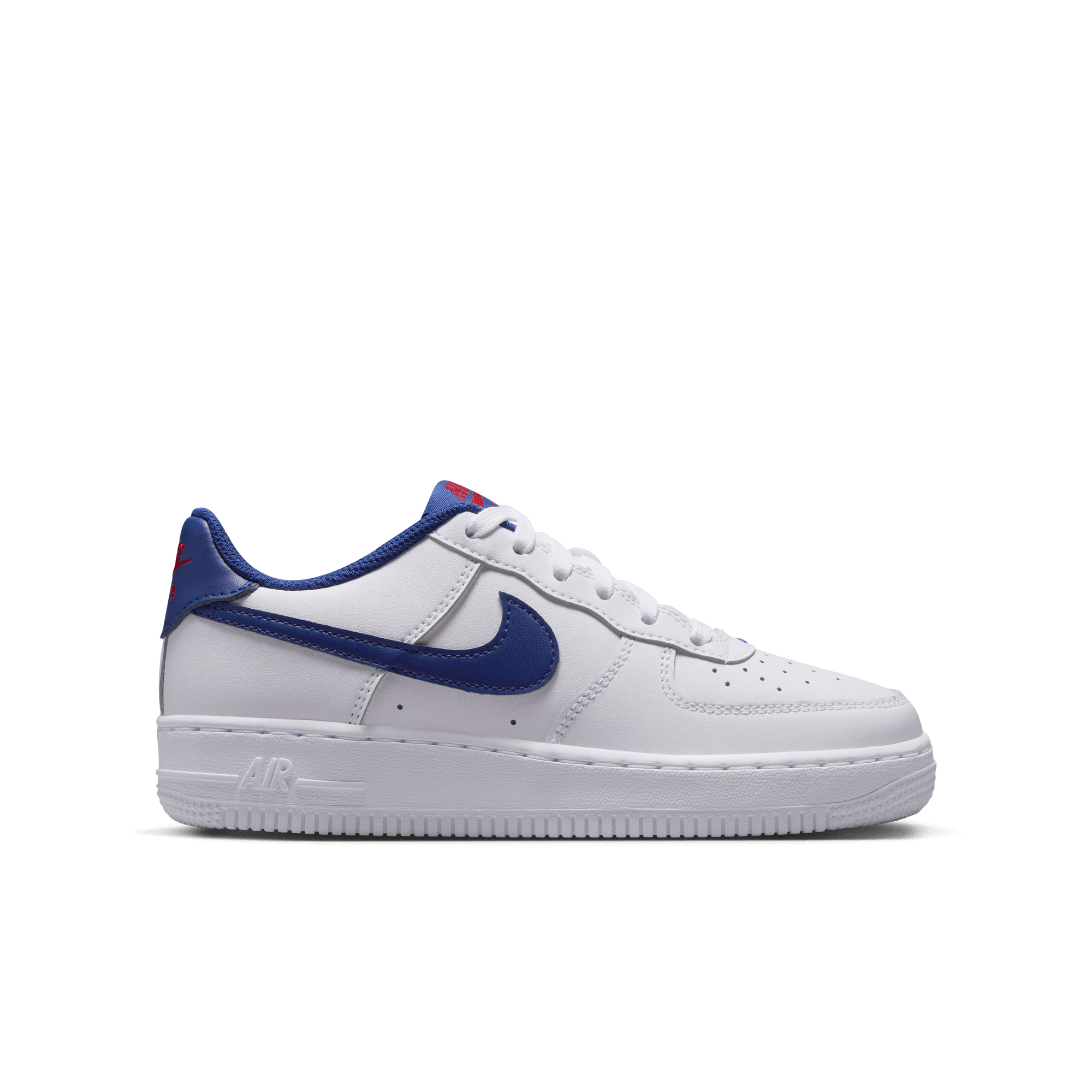 Big Kids' Nike Air Force 1 "White Deep Royal Blue"