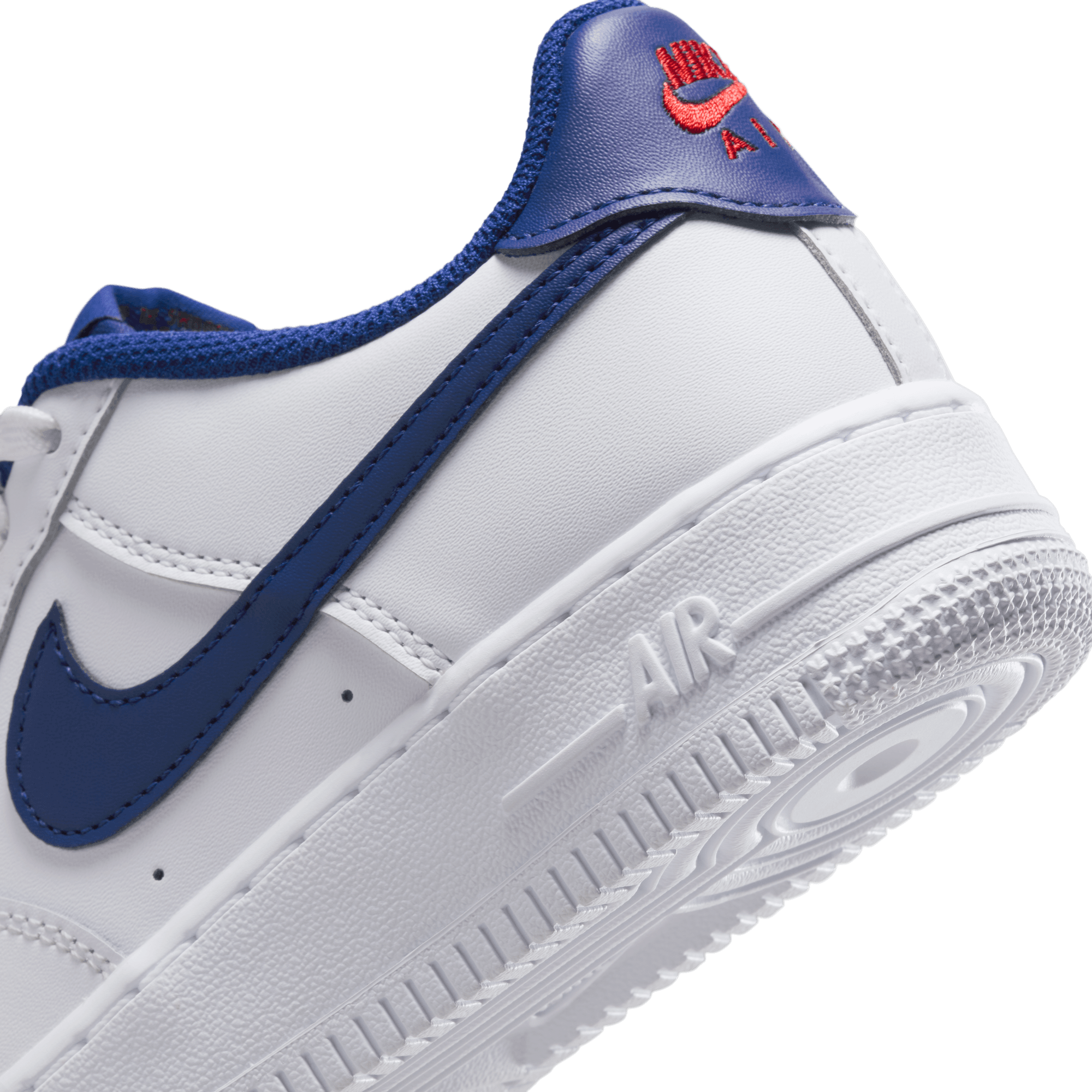 Big Kids' Nike Air Force 1 "White Deep Royal Blue"