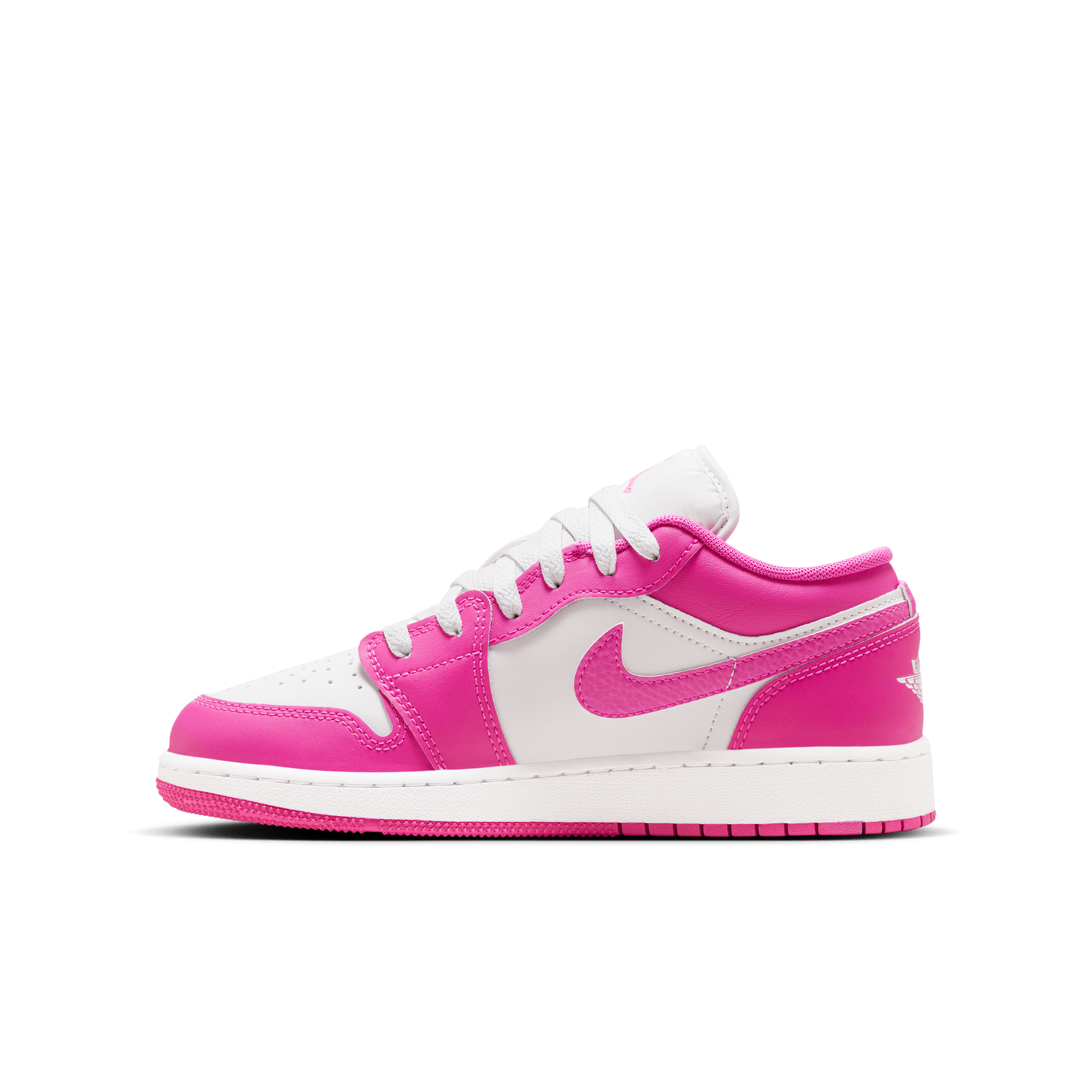 Big Kids' Air Jordan 1 Low "Fire Pink"