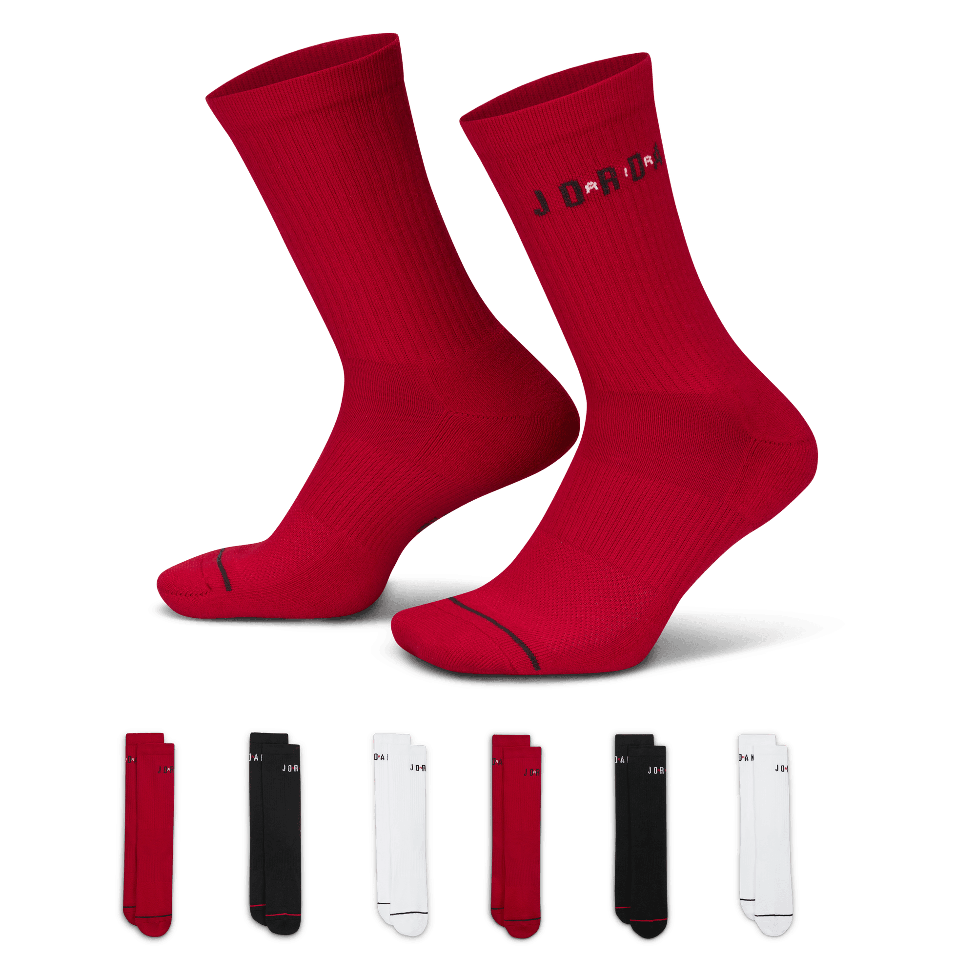 Jordan Essentials Crew Socks (6 Pairs) "Unisex"