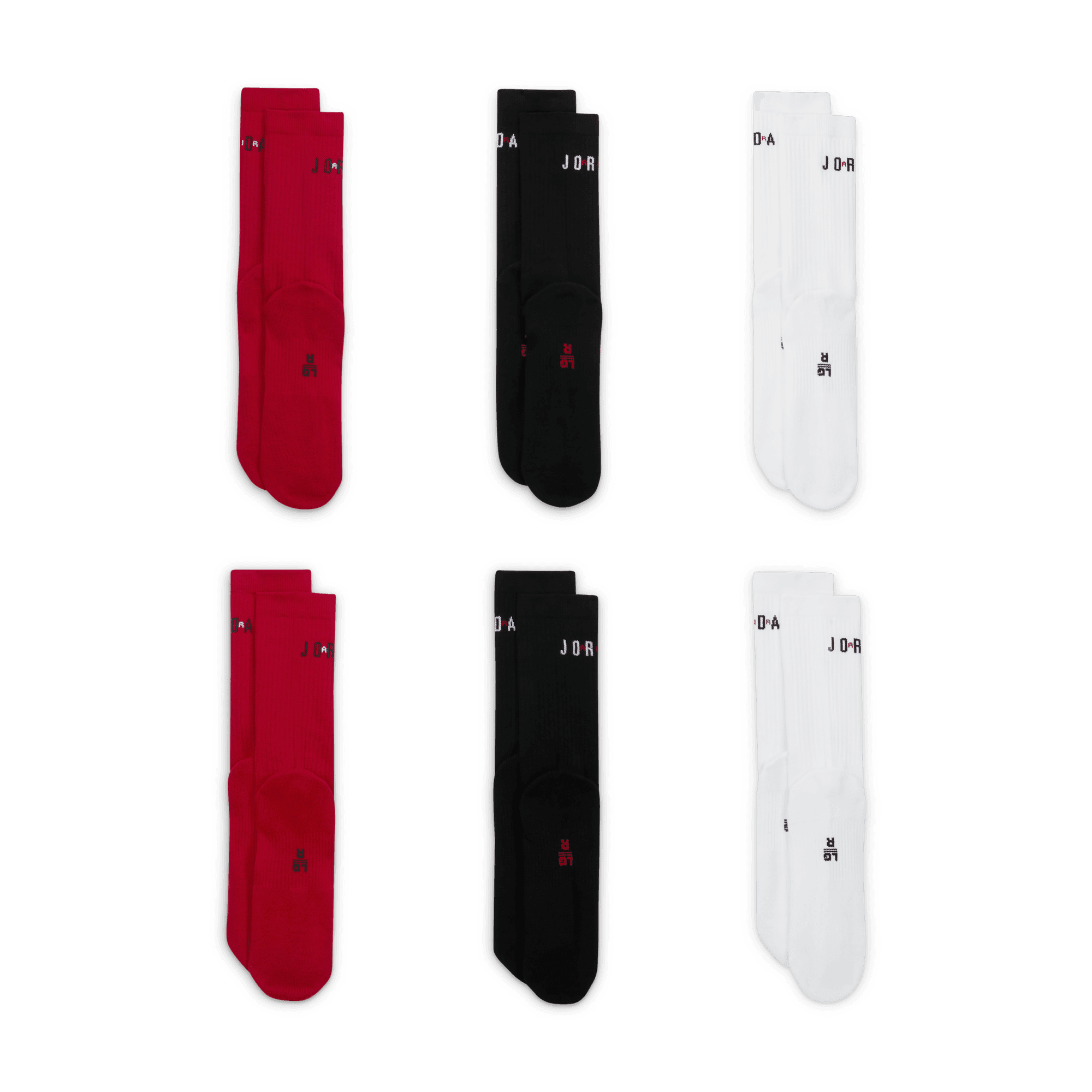 Jordan Essentials Crew Socks (6 Pairs) "Unisex"