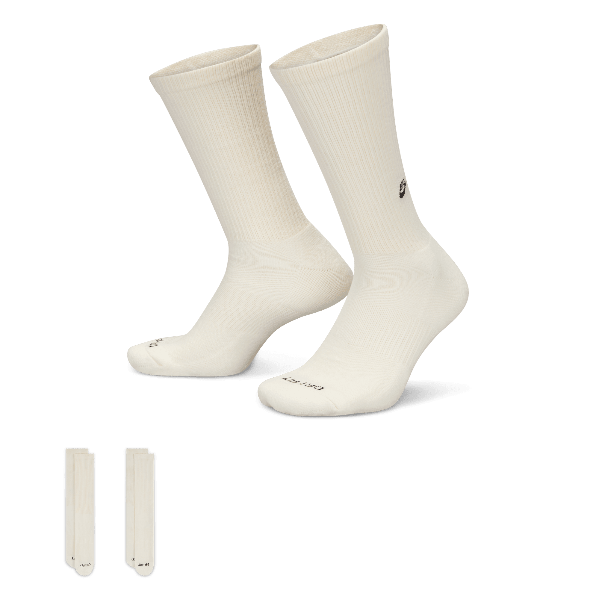 Nike Everyday Cushioned Crew Socks (2 Pairs) "Unisex"
