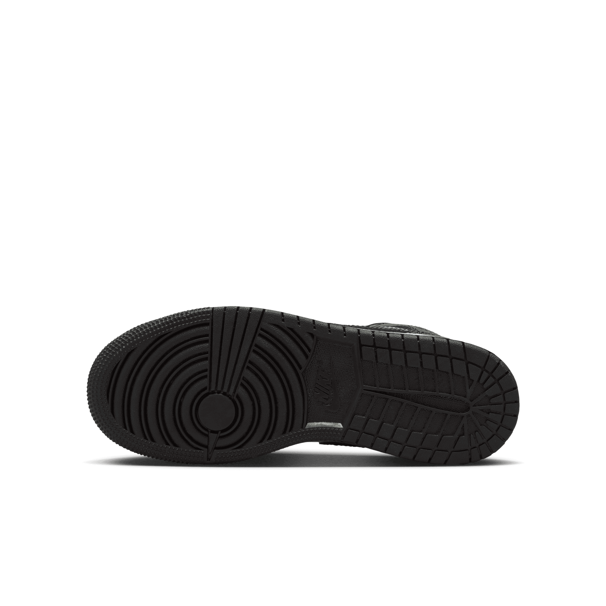 Big Kids' Air Jordan 1 Mid SE "Black Metallic Silver"