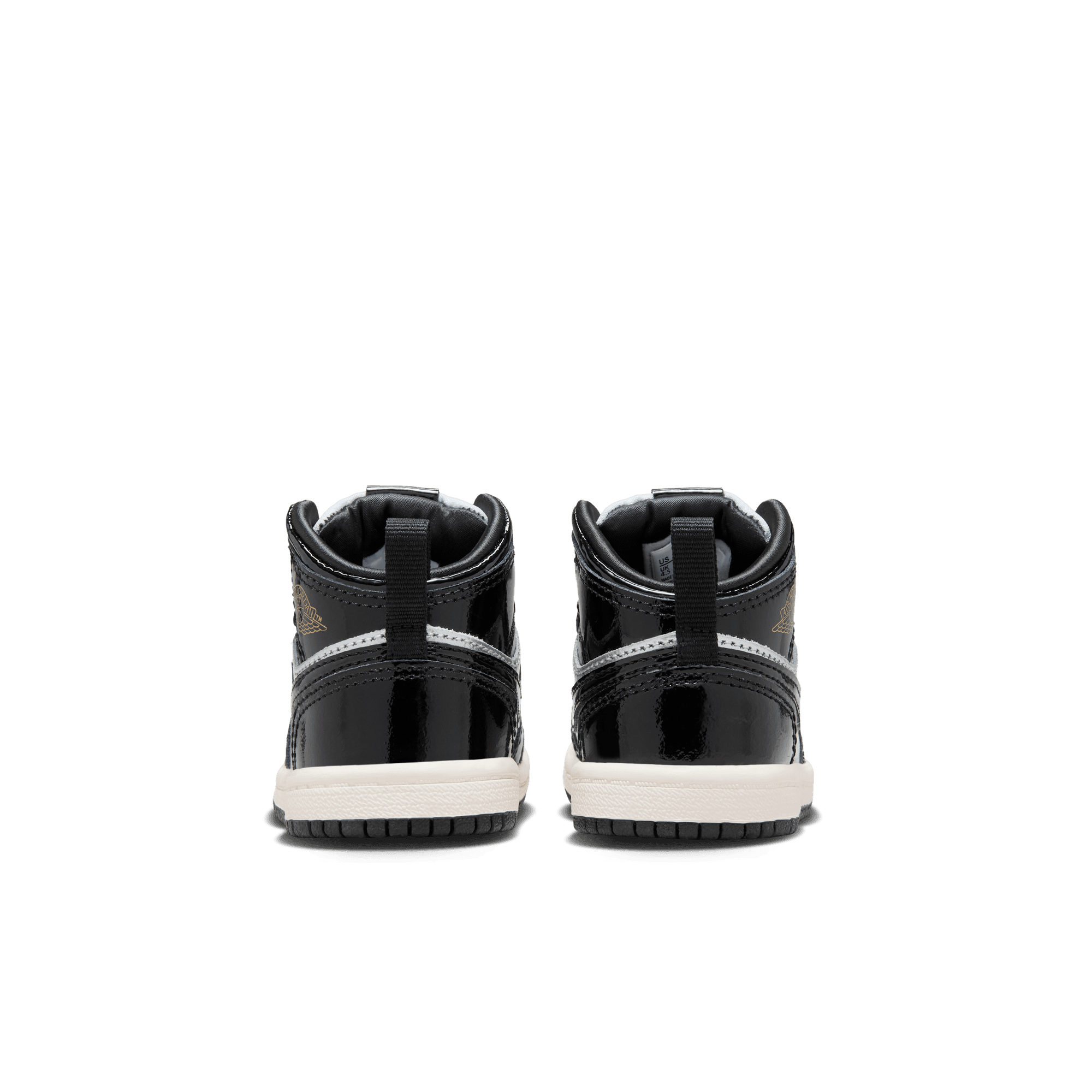 Baby/Toddler Jordan 1 Mid SE "Black Metallic Silver"