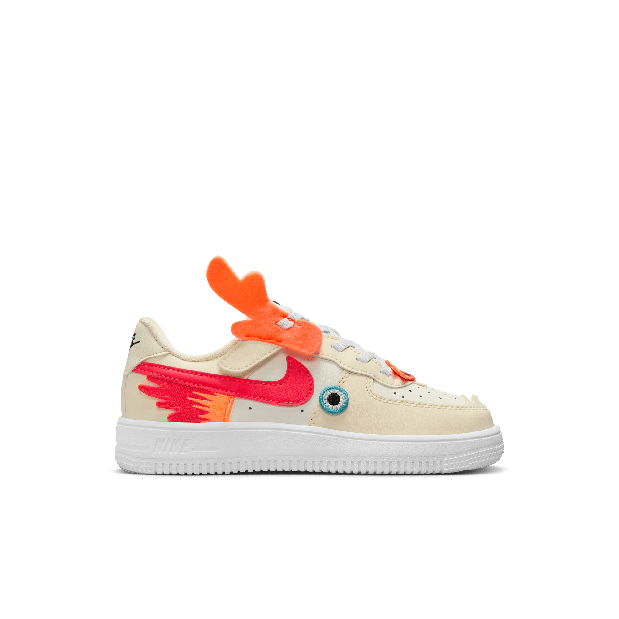 Little Kids' Nike Force 1 Low Easyon "Year of the Dragon Bright Crimson"