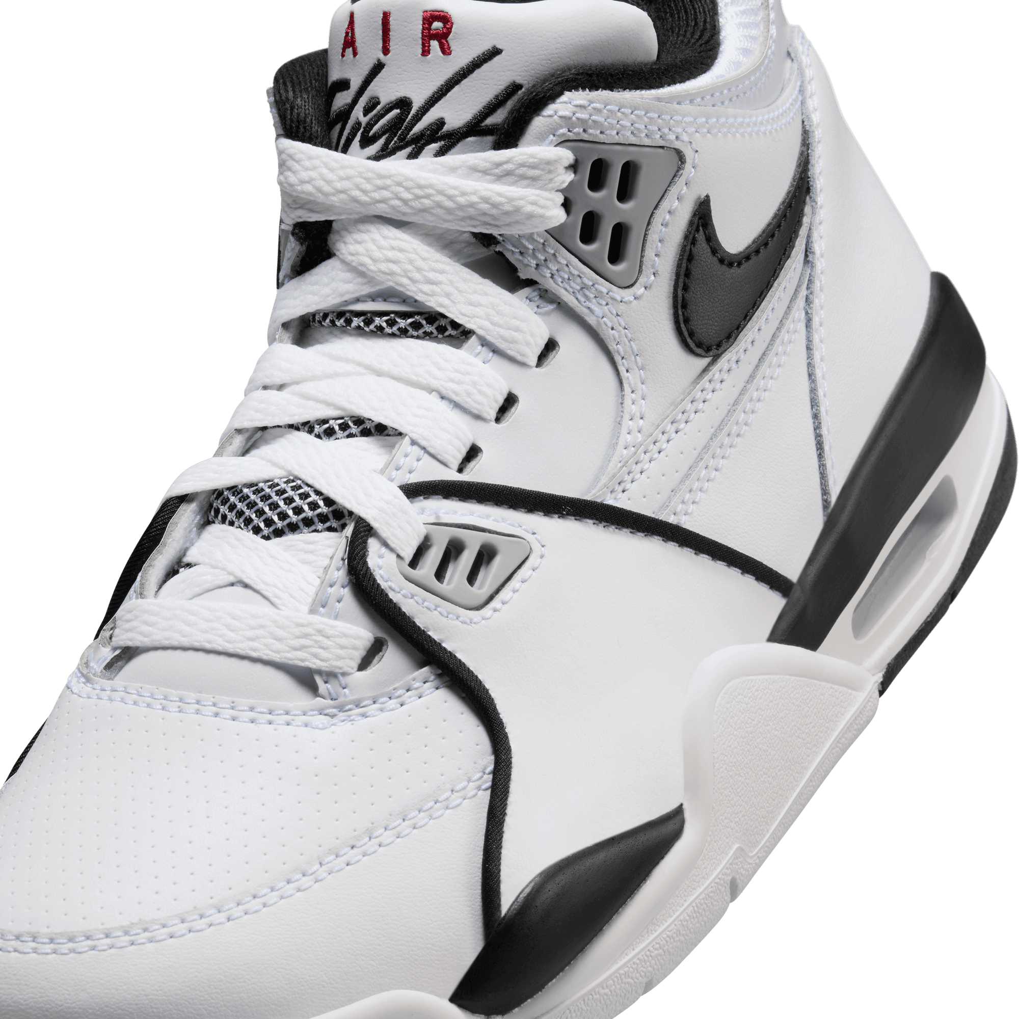 Big Kids' Nike Air Flight 89 "White Black"