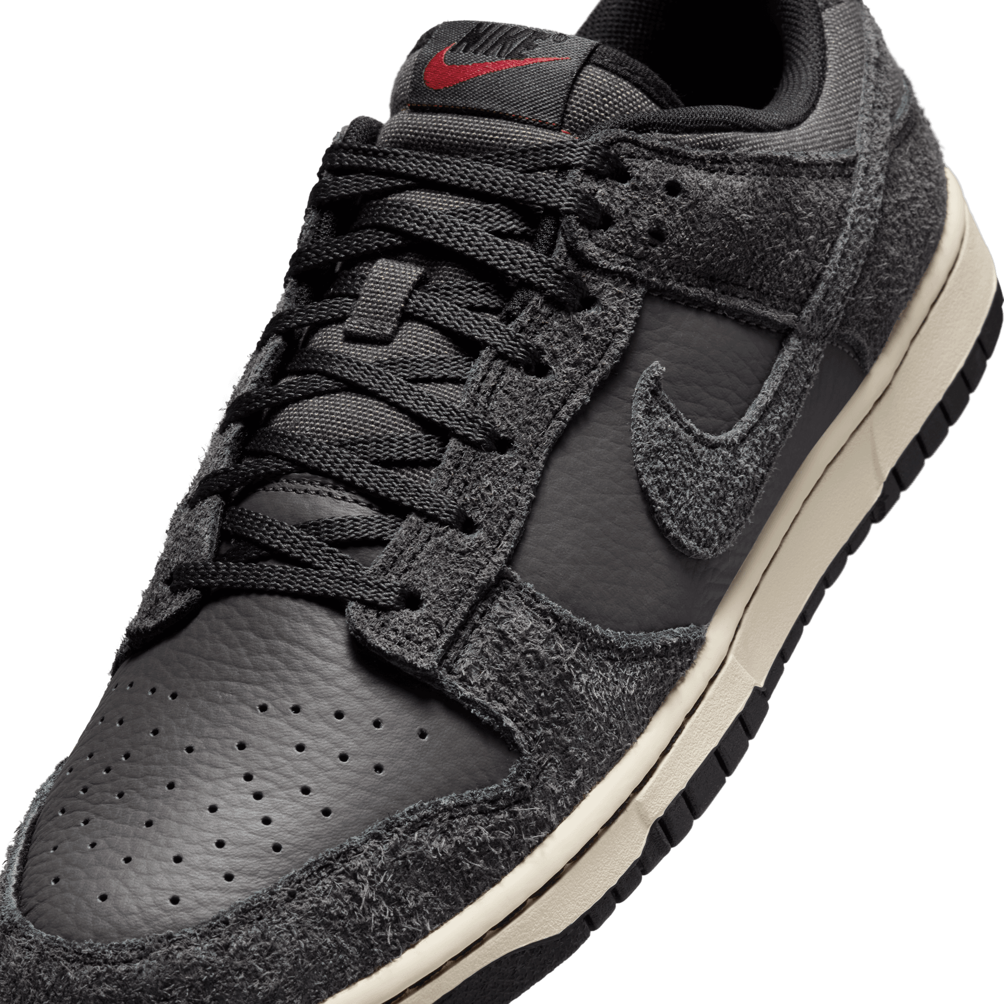 Men's Nike Dunk Low Retro Premium “Black Off Noir/Shaggy Suede”