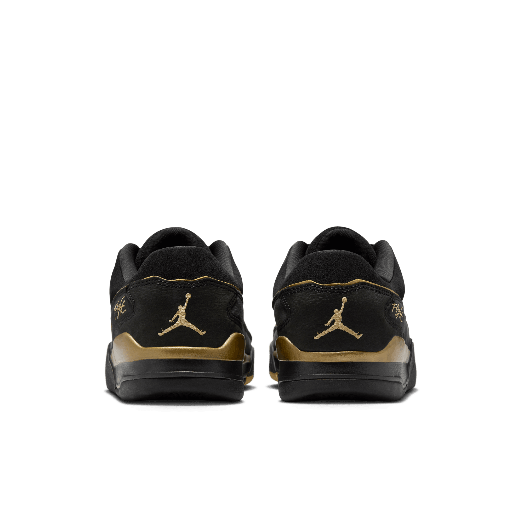Men's Jordan Flight Court "Black Metallic Gold"