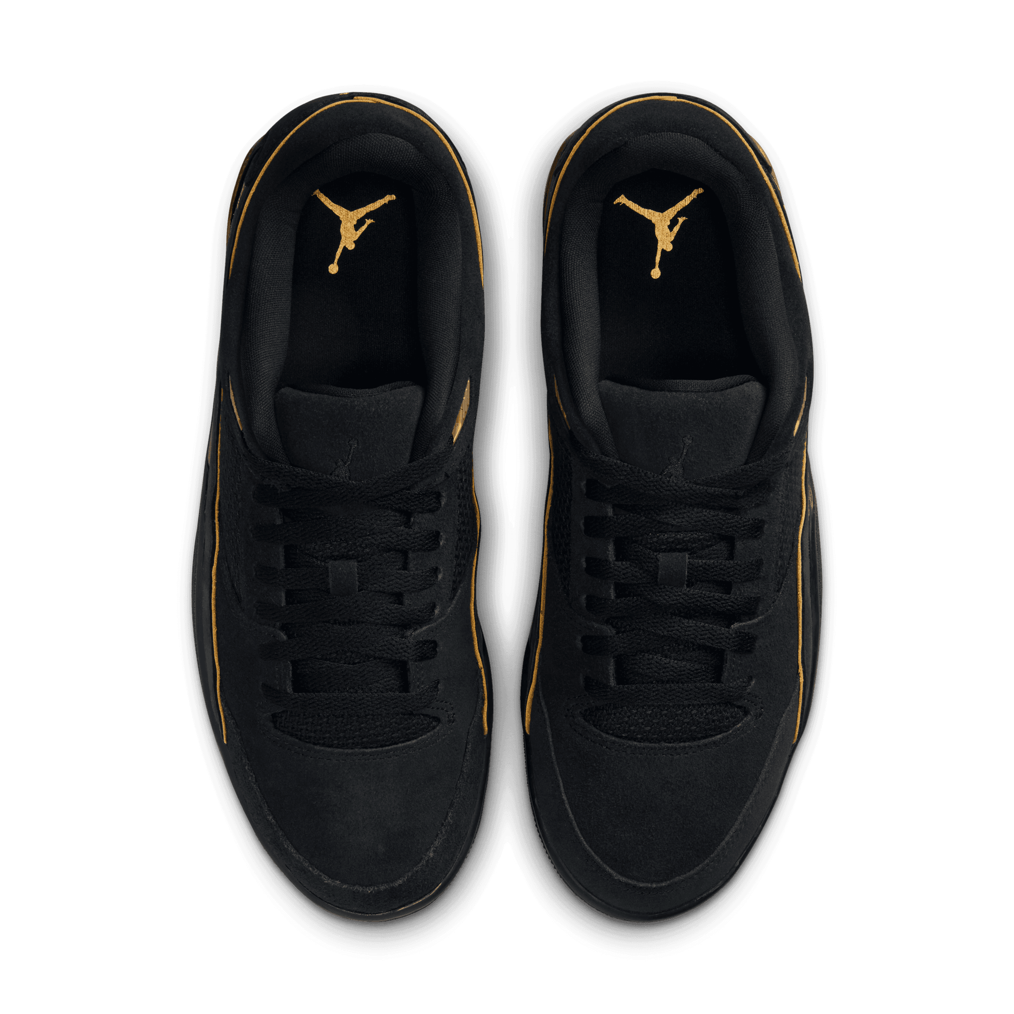 Men's Jordan Flight Court "Black Metallic Gold"