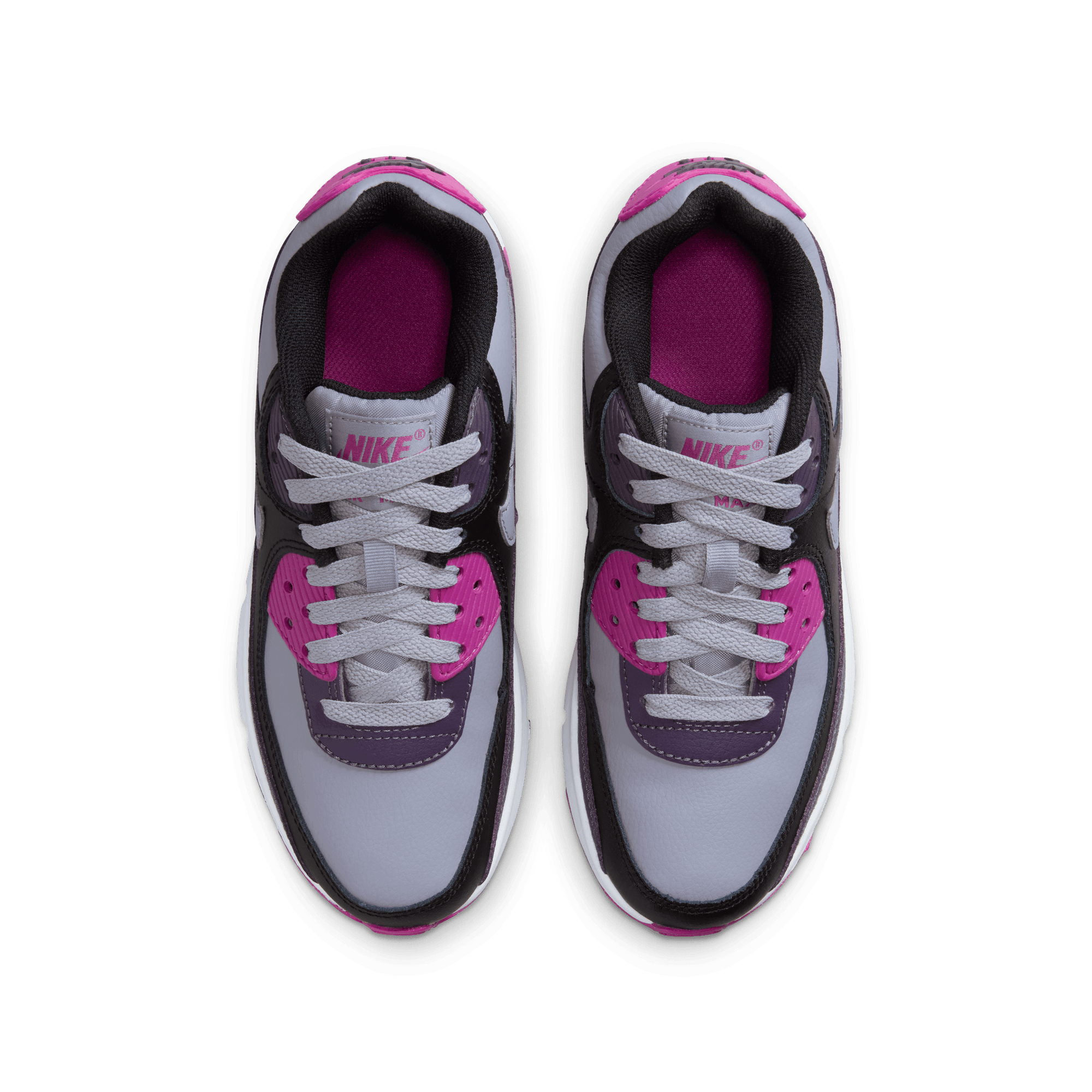 Big Kids' Nike Air Max 90 "Cement Grey Dark Raisin"