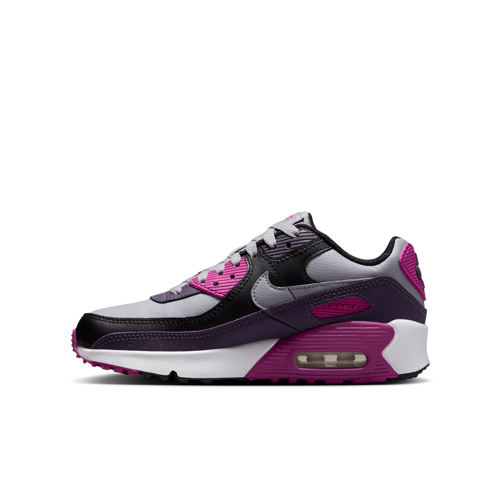 Big Kids' Nike Air Max 90 "Cement Grey Dark Raisin"