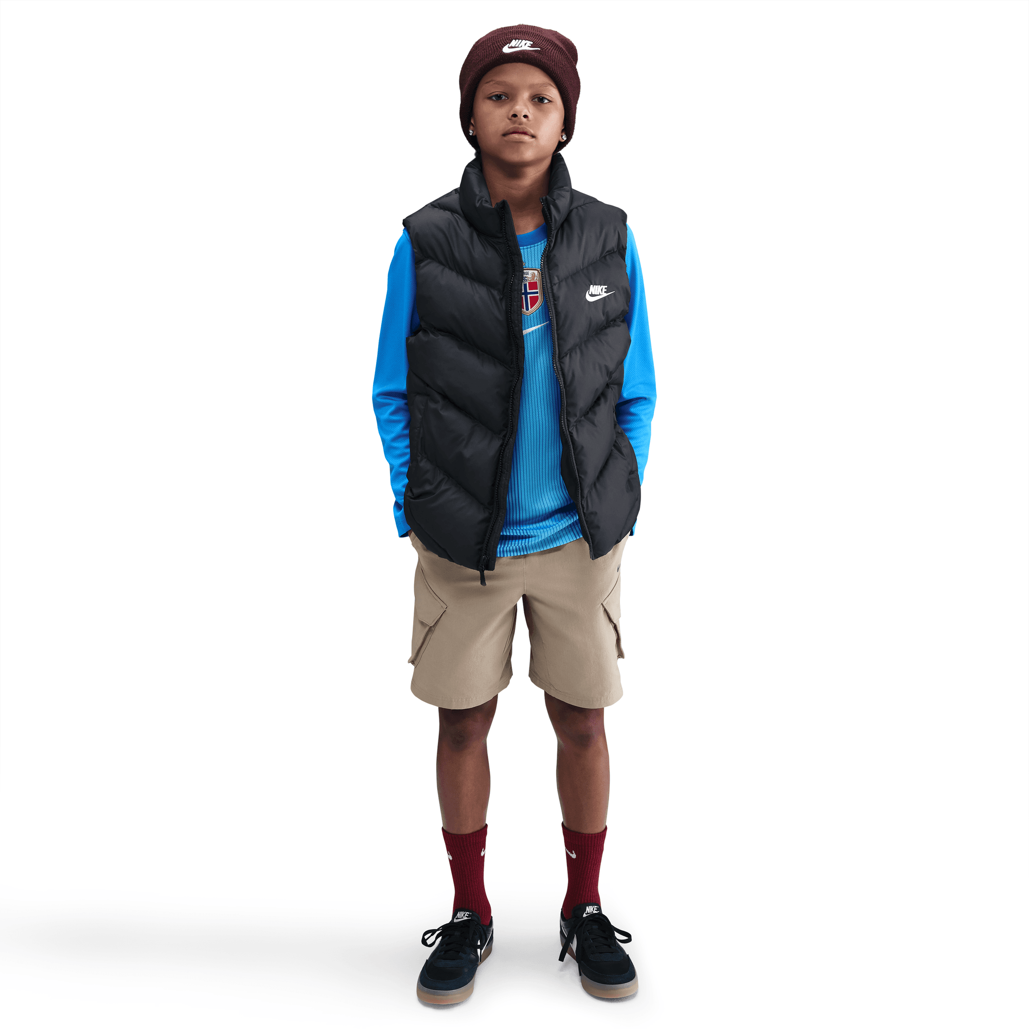 Big Kids' Nike Sportswear Loose-Fit Puffer Vest (Unisex)