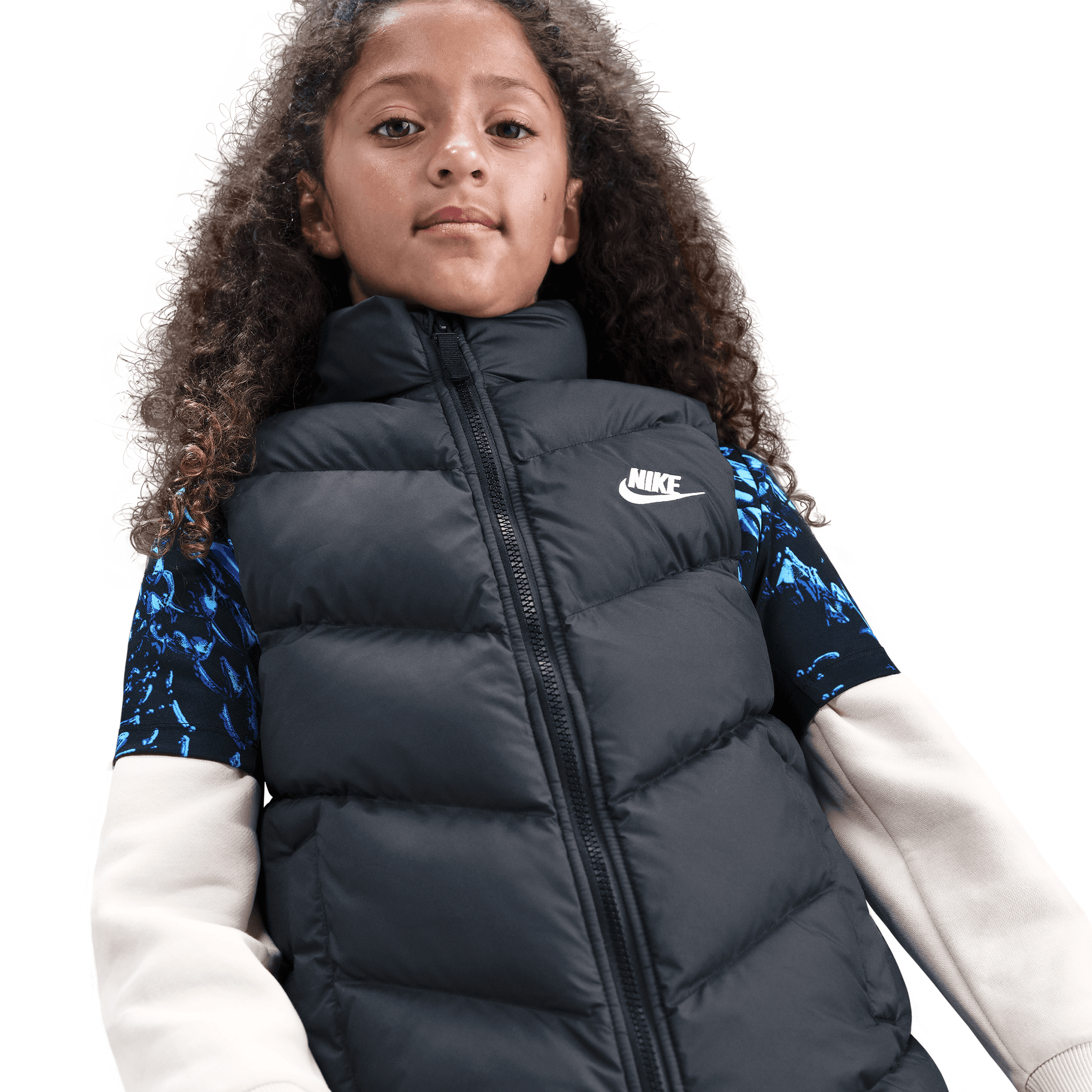 Big Kids' Nike Sportswear Loose-Fit Puffer Vest (Unisex)
