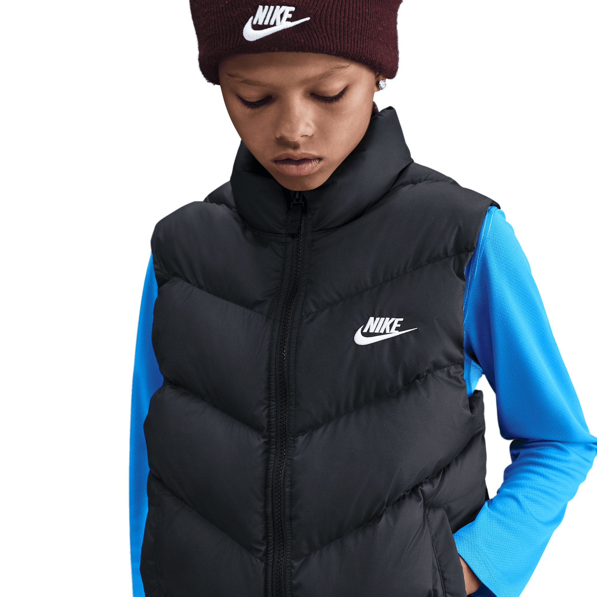 Big Kids' Nike Sportswear Loose-Fit Puffer Vest (Unisex)