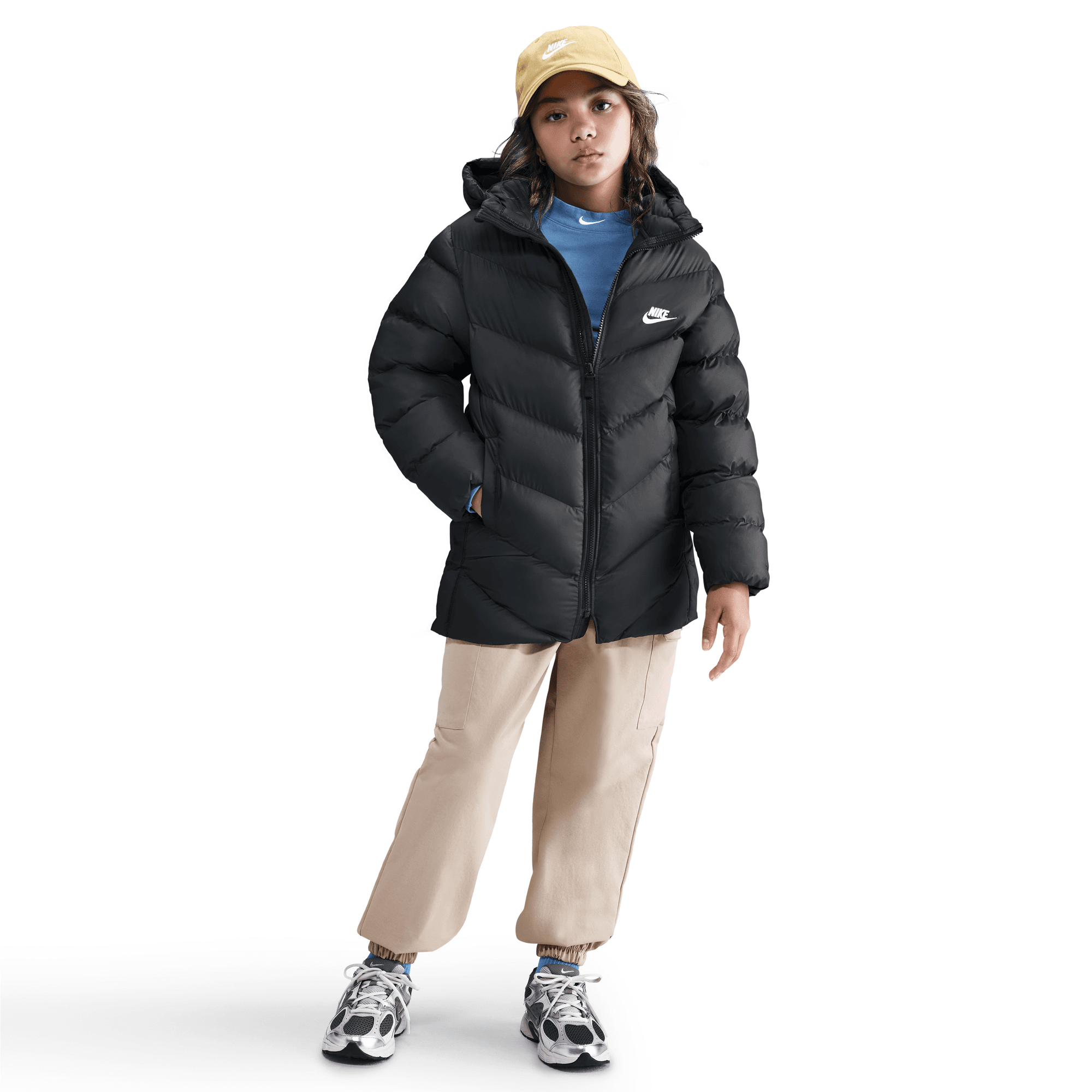 Big Kids' Nike All Day Play Therma-FIT Loose-Fit Puffer Jacket "Unisex"