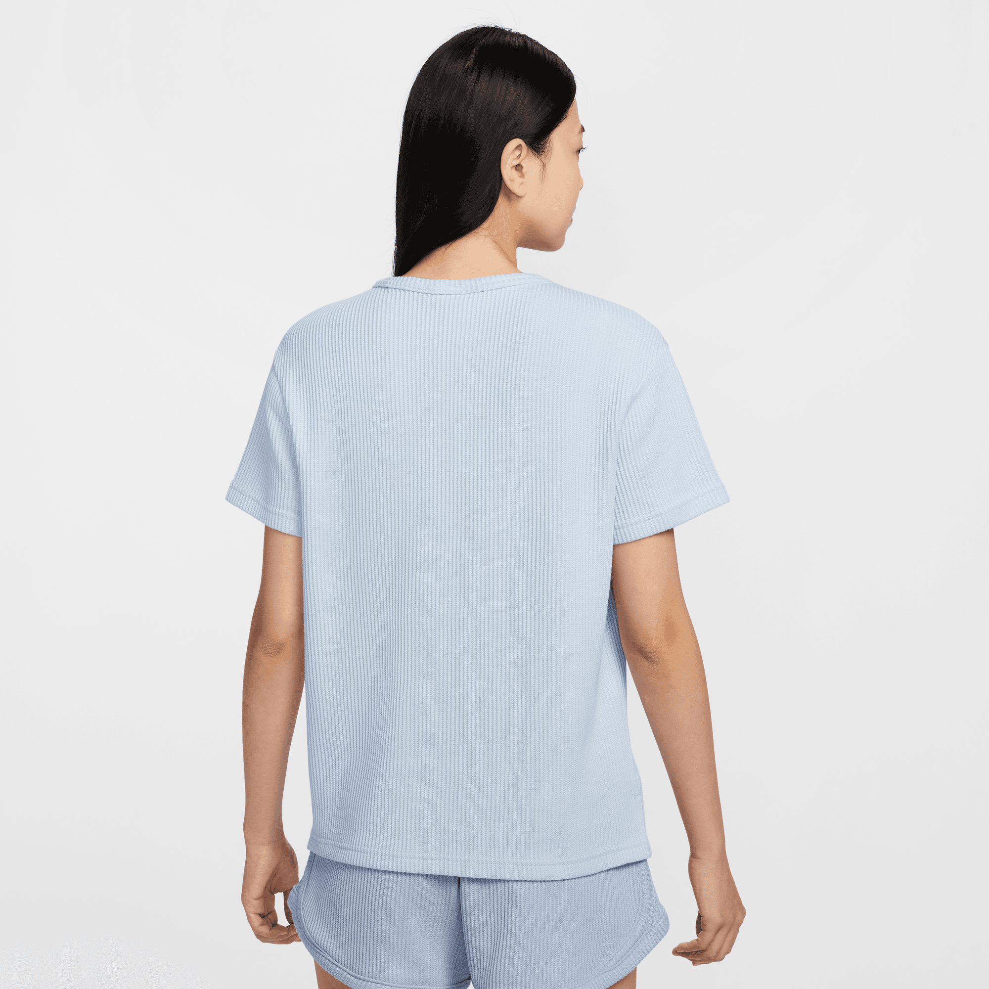 Women's Nike Sportswear Chill Waffle Loose Short-Sleeve Top