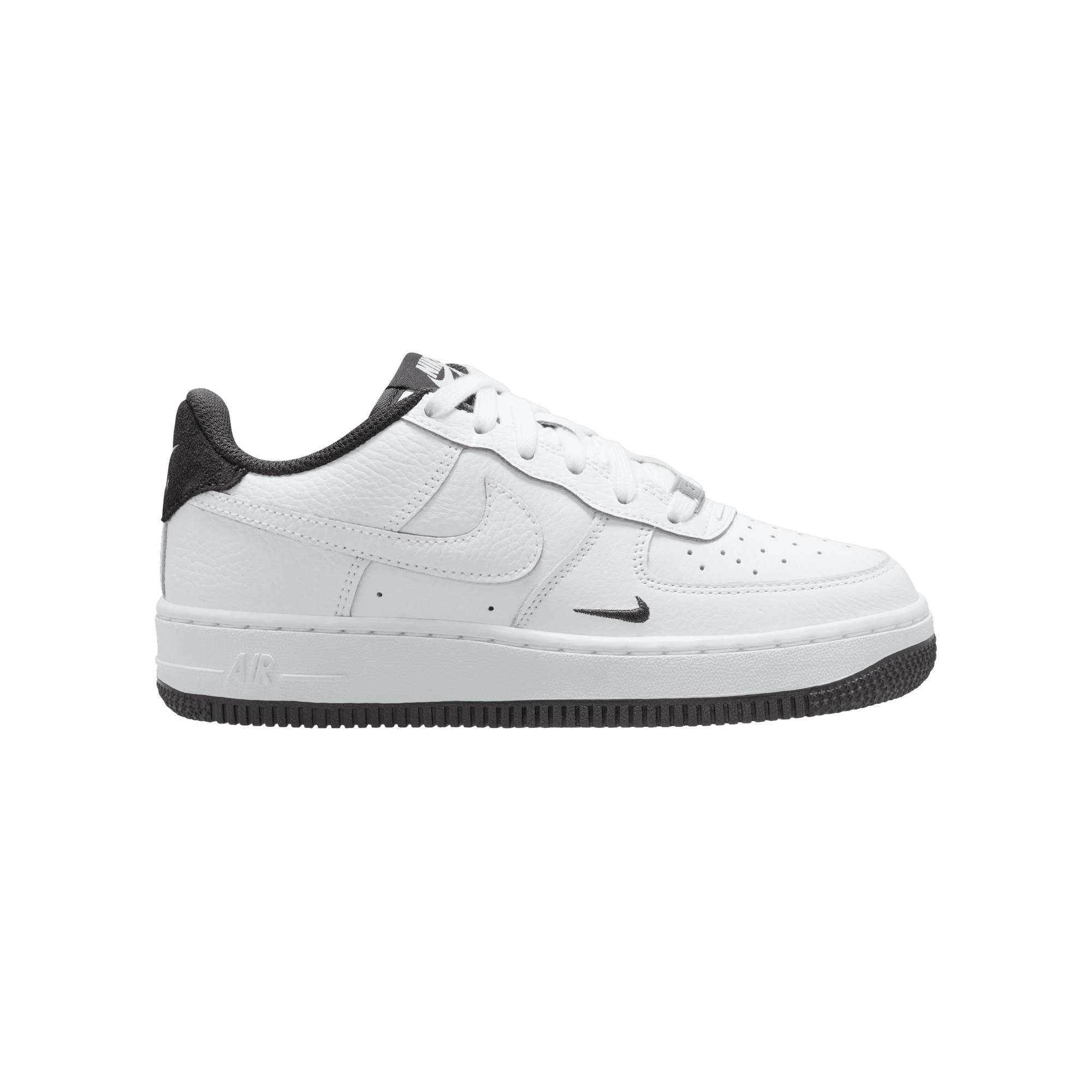 Big Kids' Nike Air Force 1 LV8 1 "White Black"