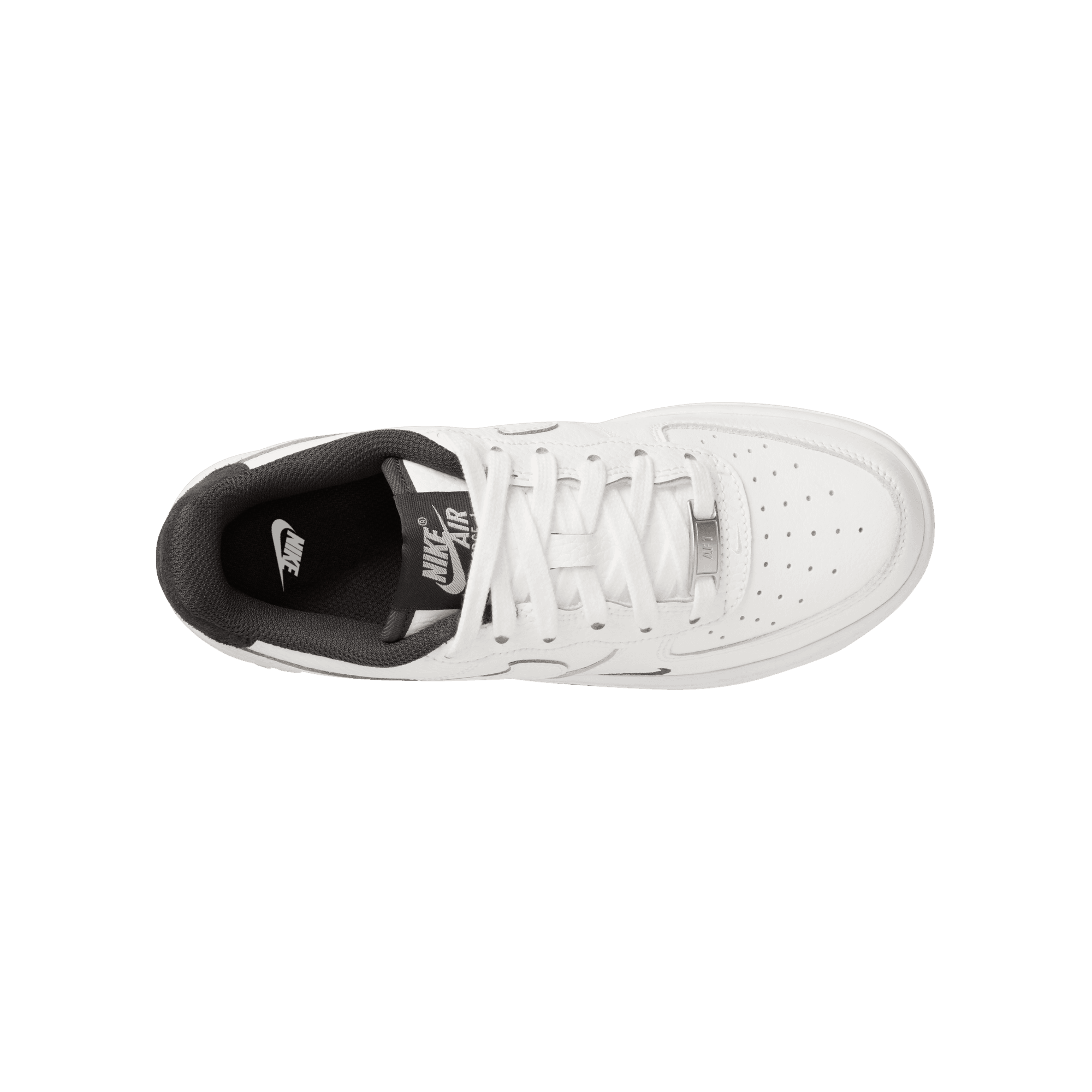 Big Kids' Nike Air Force 1 LV8 1 "White Black"